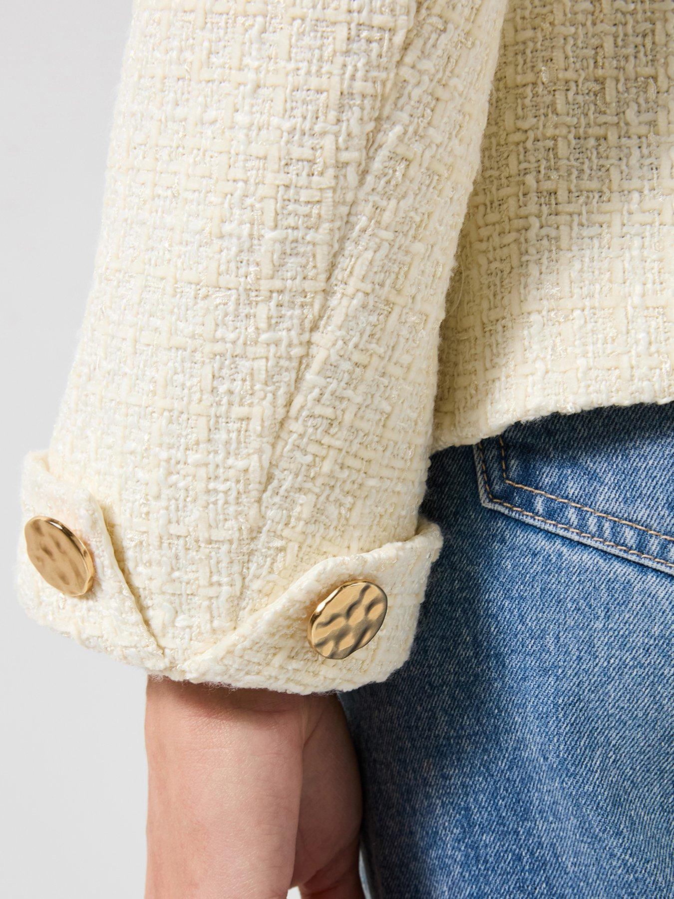 Image 4 of 6 of Joe Browns So Sophisticated Boucle Jacket - Cream