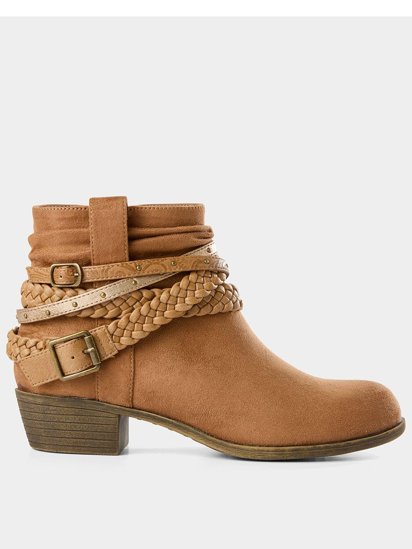 Image 1 of 5 of Joe Browns Rylee Boho Western Boots - Brown