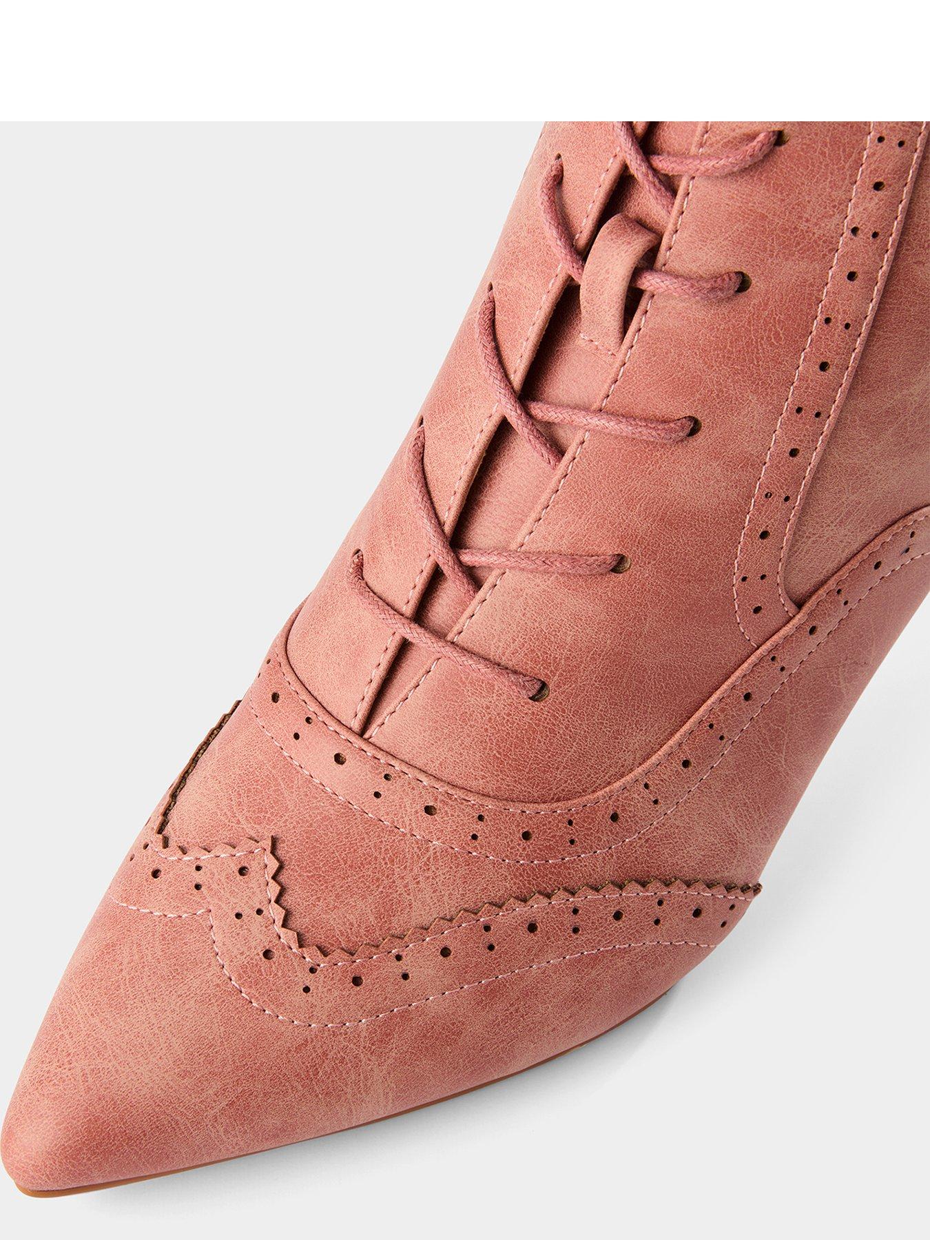  image of joe-browns-kitty-lace-up-boots-pink