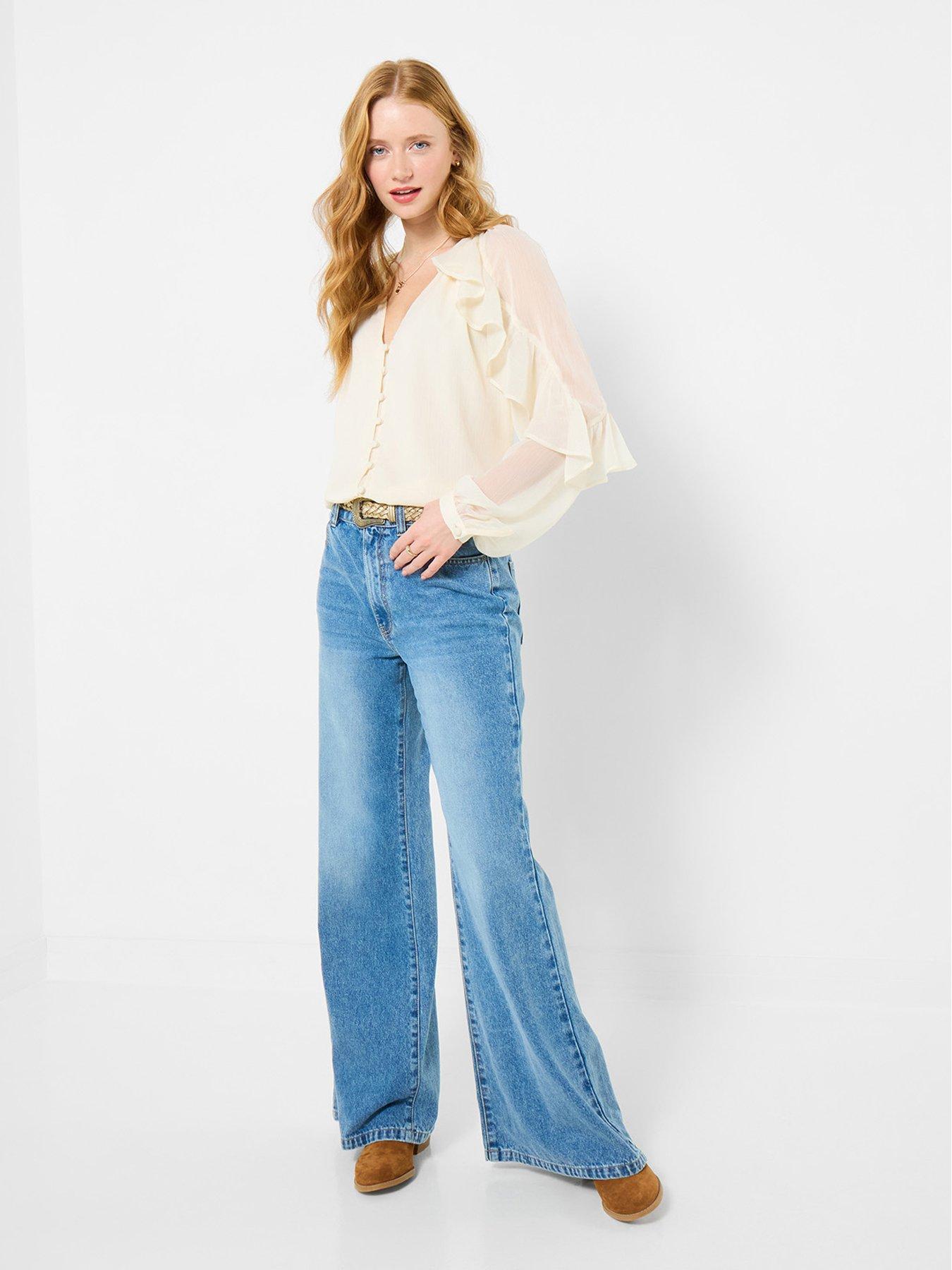  image of joe-browns-romantic-ruffles-blouse-cream
