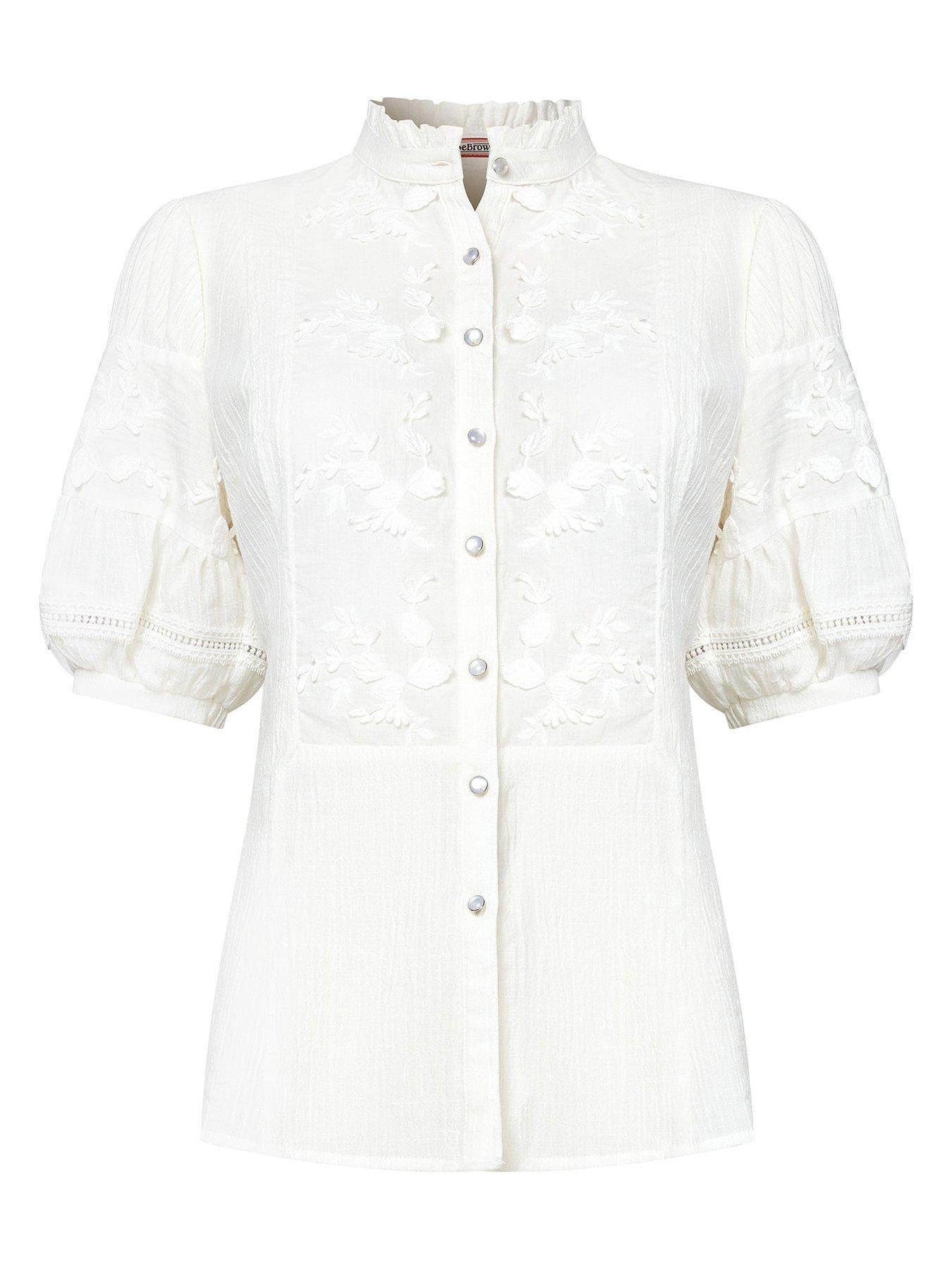  image of joe-browns-patsy-embroidered-blouse-white