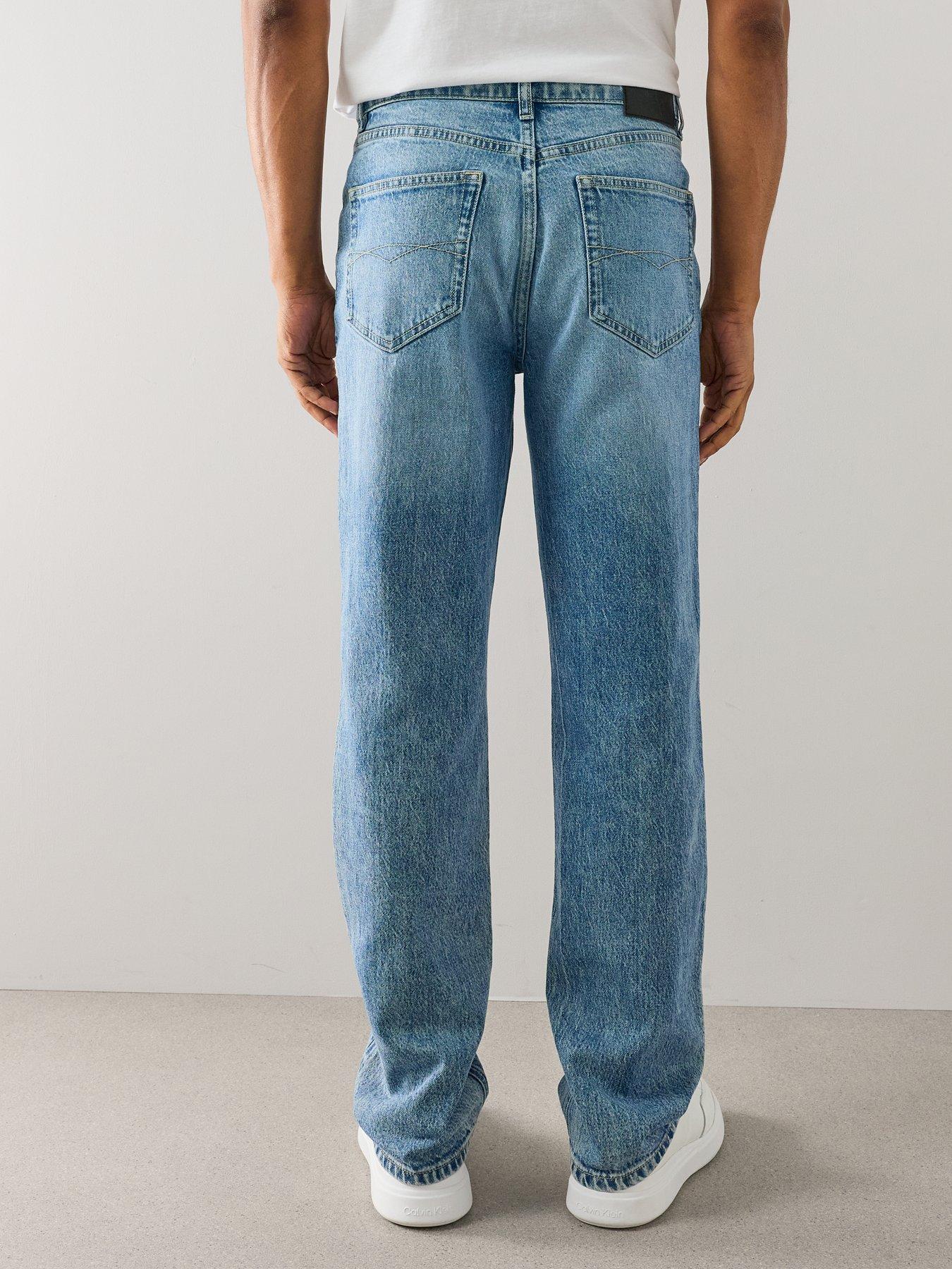 Image 2 of 7 of The Very Collection Straight Fit Jeans With Stretch - Light Blue