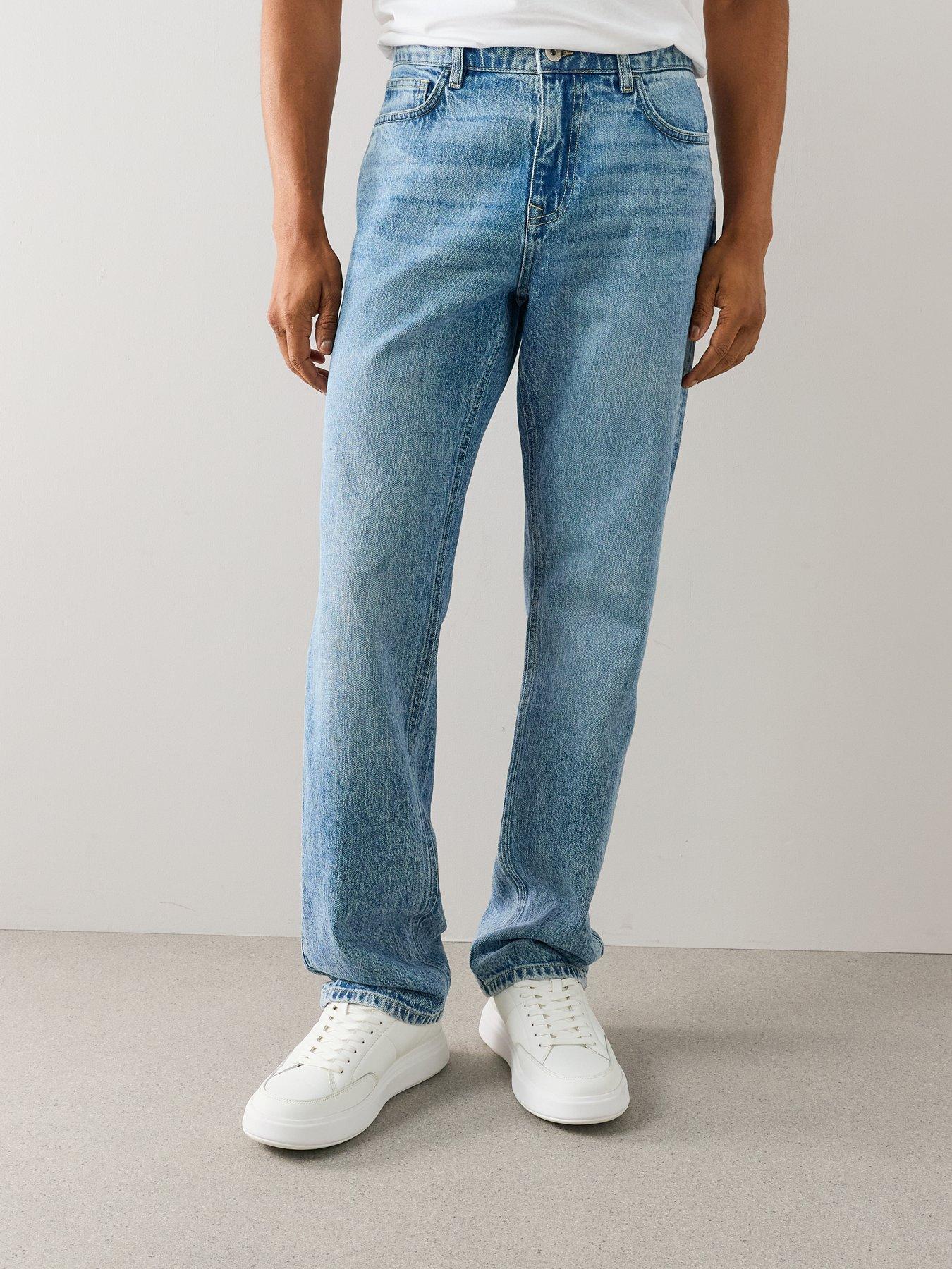 Image 3 of 7 of The Very Collection Straight Fit Jeans With Stretch - Light Blue