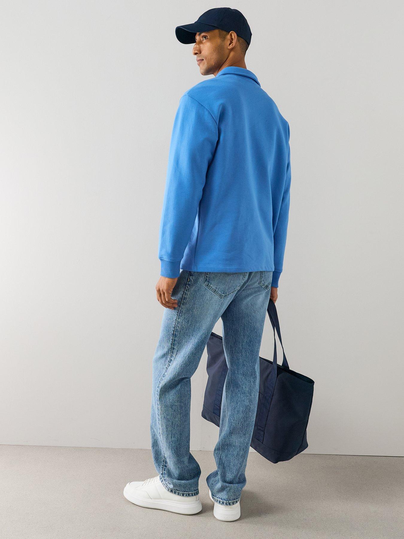 Image 6 of 7 of The Very Collection Straight Fit Jeans With Stretch - Light Blue