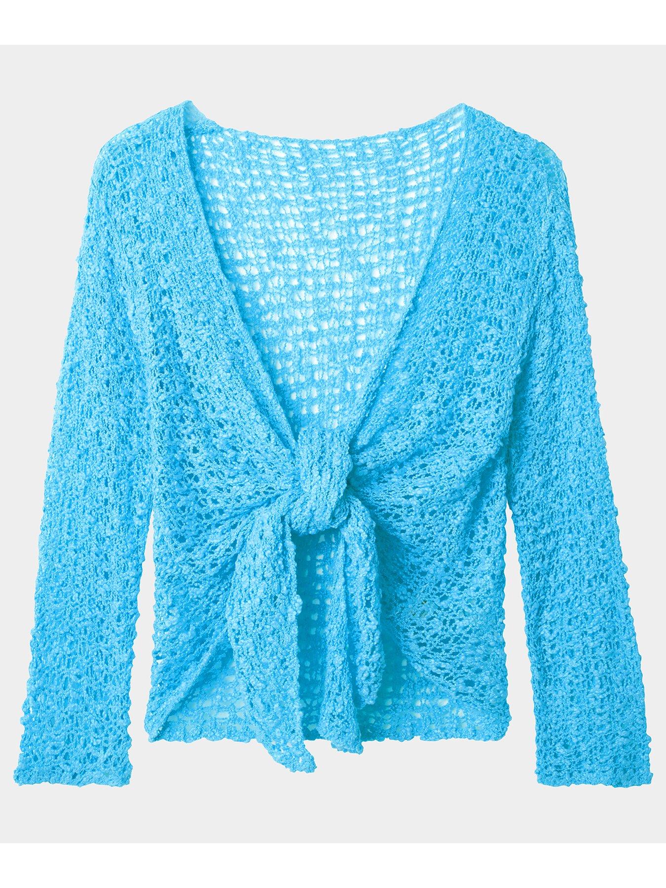 Joe Browns Fresh And Fancy Popcorn Cardigan - Blue