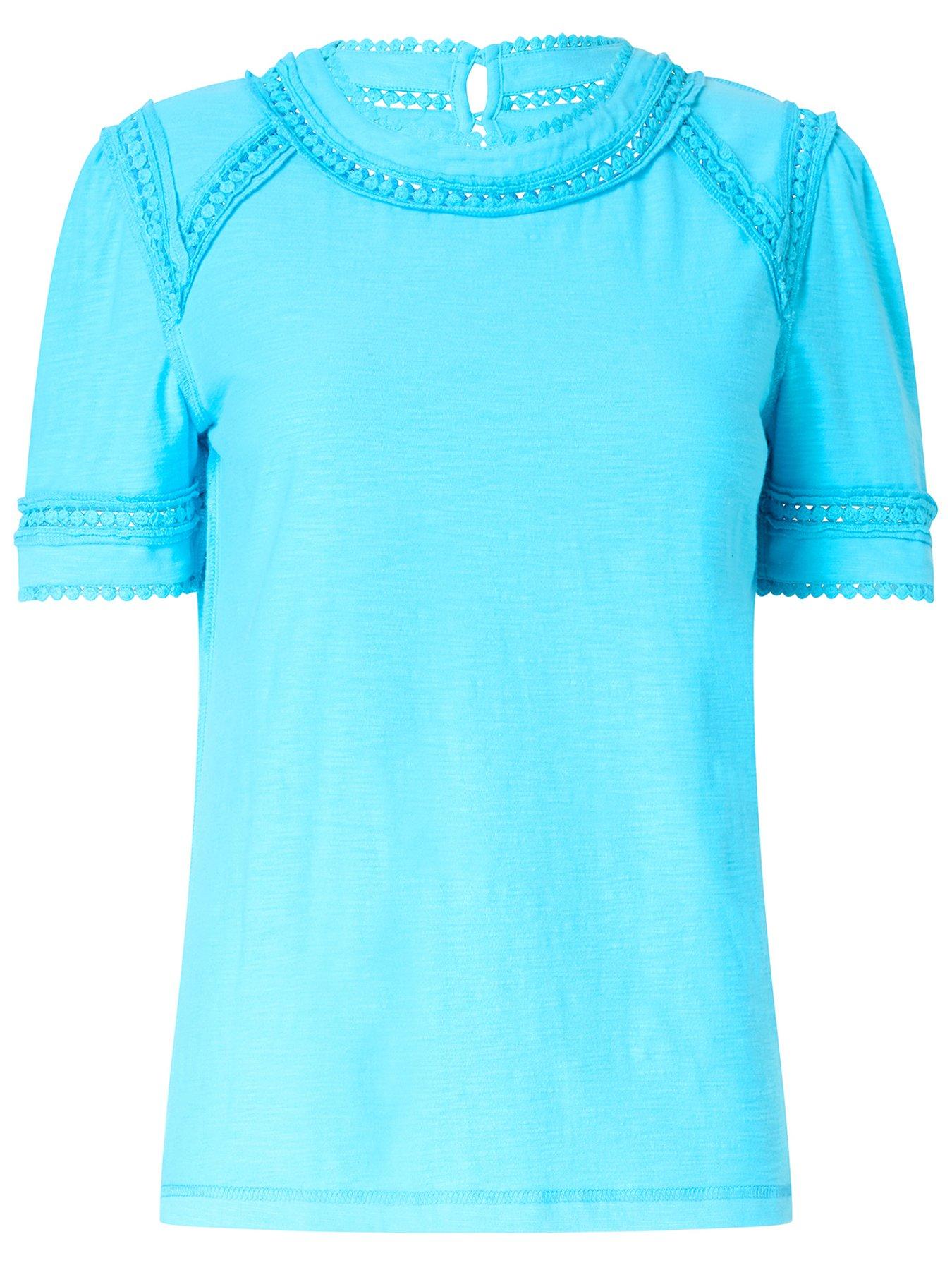 Image 5 of 5 of Joe Browns Flora Trim Insert T-Shirt - Blue