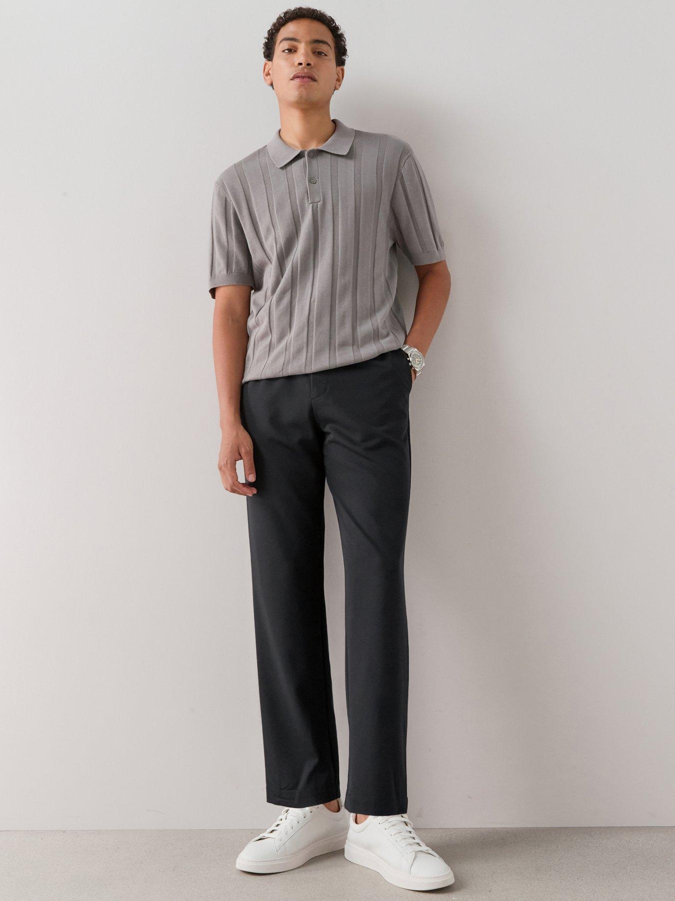 The Very Collection Elasticated Waist Smart Trousers - Black