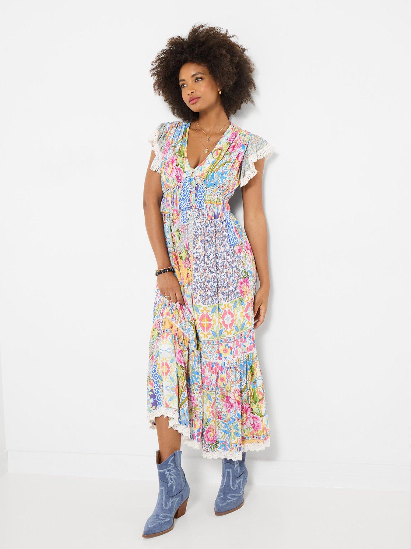  image of joe-browns-carnival-days-printed-dress-multi