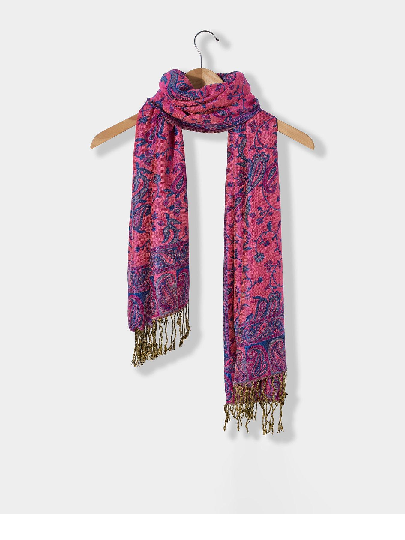 joe-browns-paradise-paisley-shimmer-scarf-pink