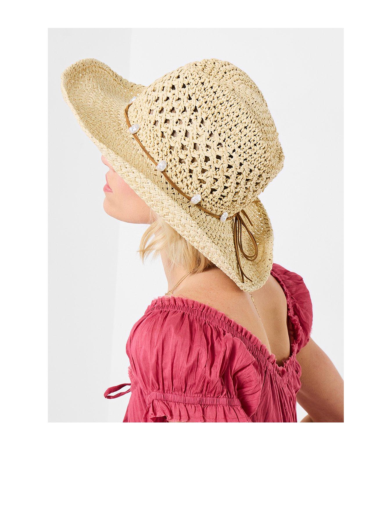 Image 1 of 5 of Joe Browns Pearl Trim Western Hat - Brown