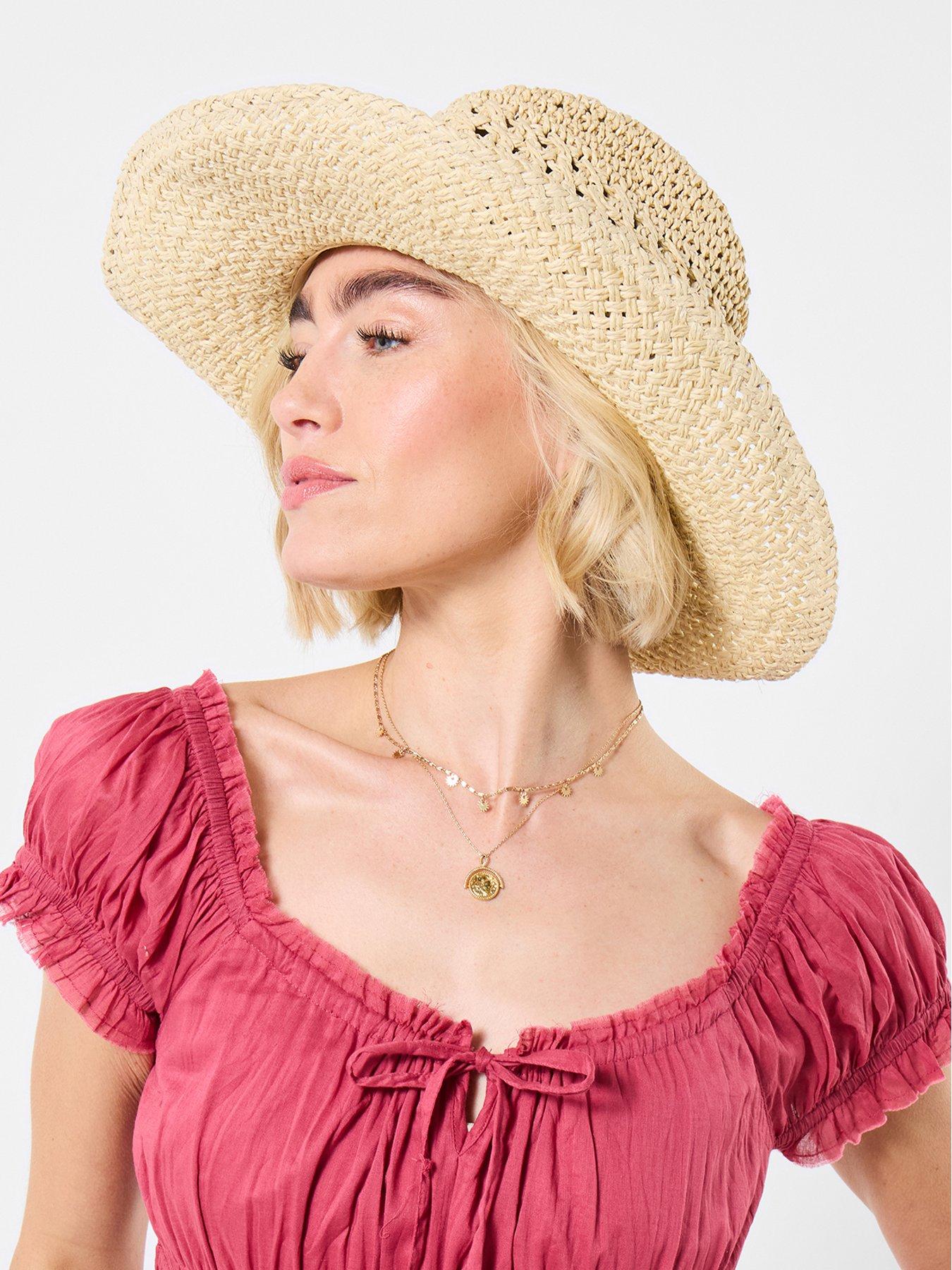 Image 2 of 5 of Joe Browns Pearl Trim Western Hat - Brown