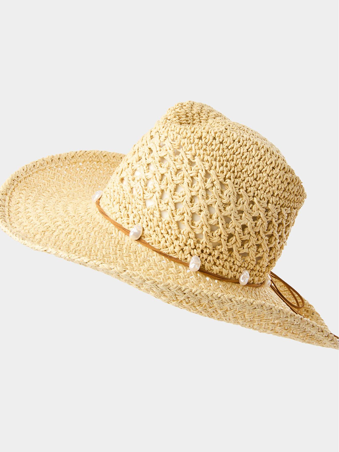 Image 4 of 5 of Joe Browns Pearl Trim Western Hat - Brown