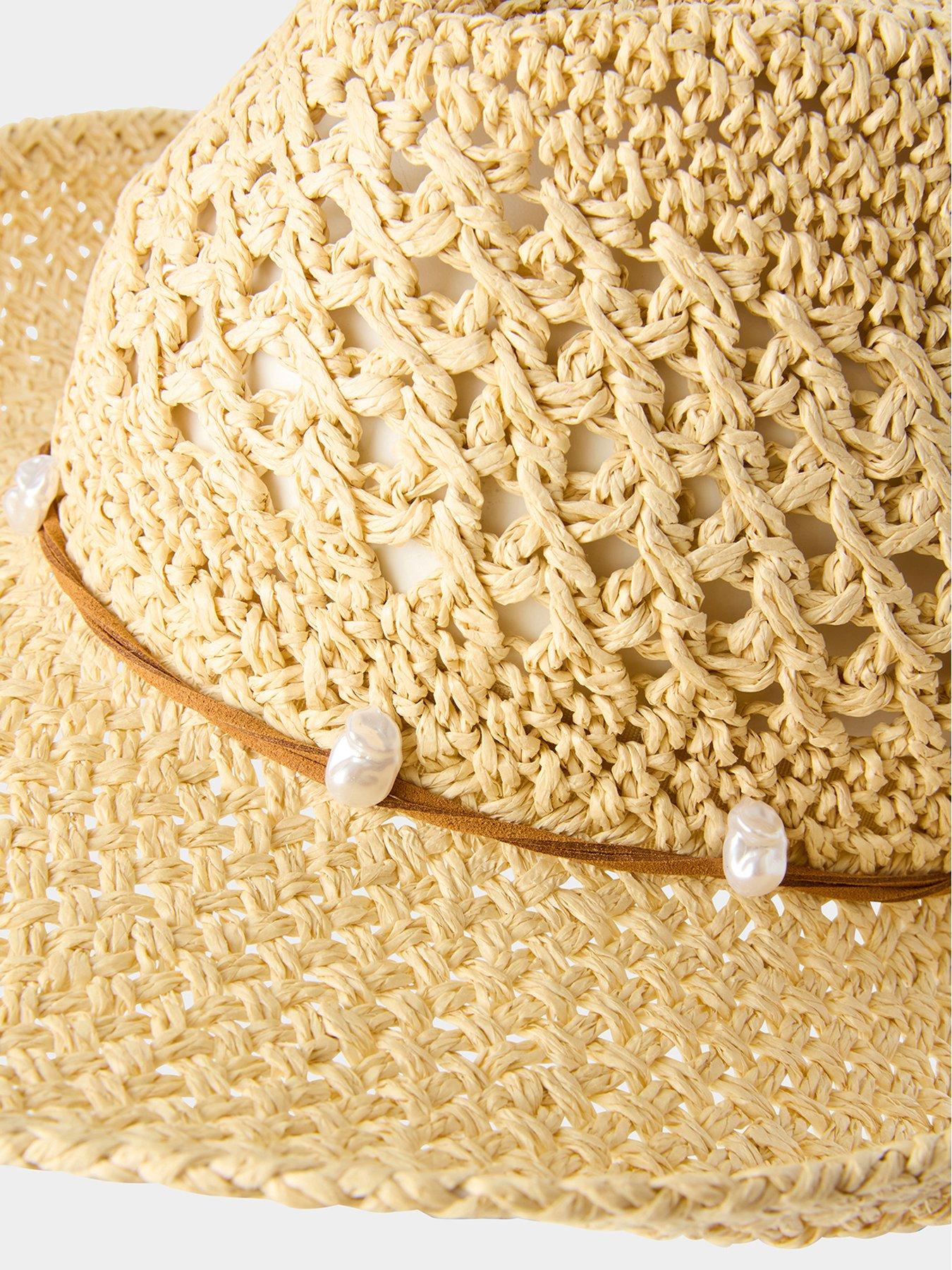 Image 5 of 5 of Joe Browns Pearl Trim Western Hat - Brown