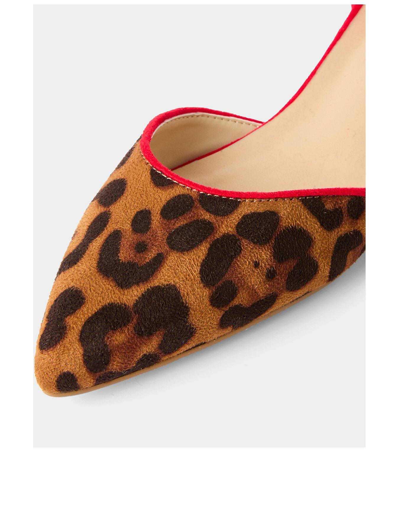  image of joe-browns-lilly-leopard-shoe-red