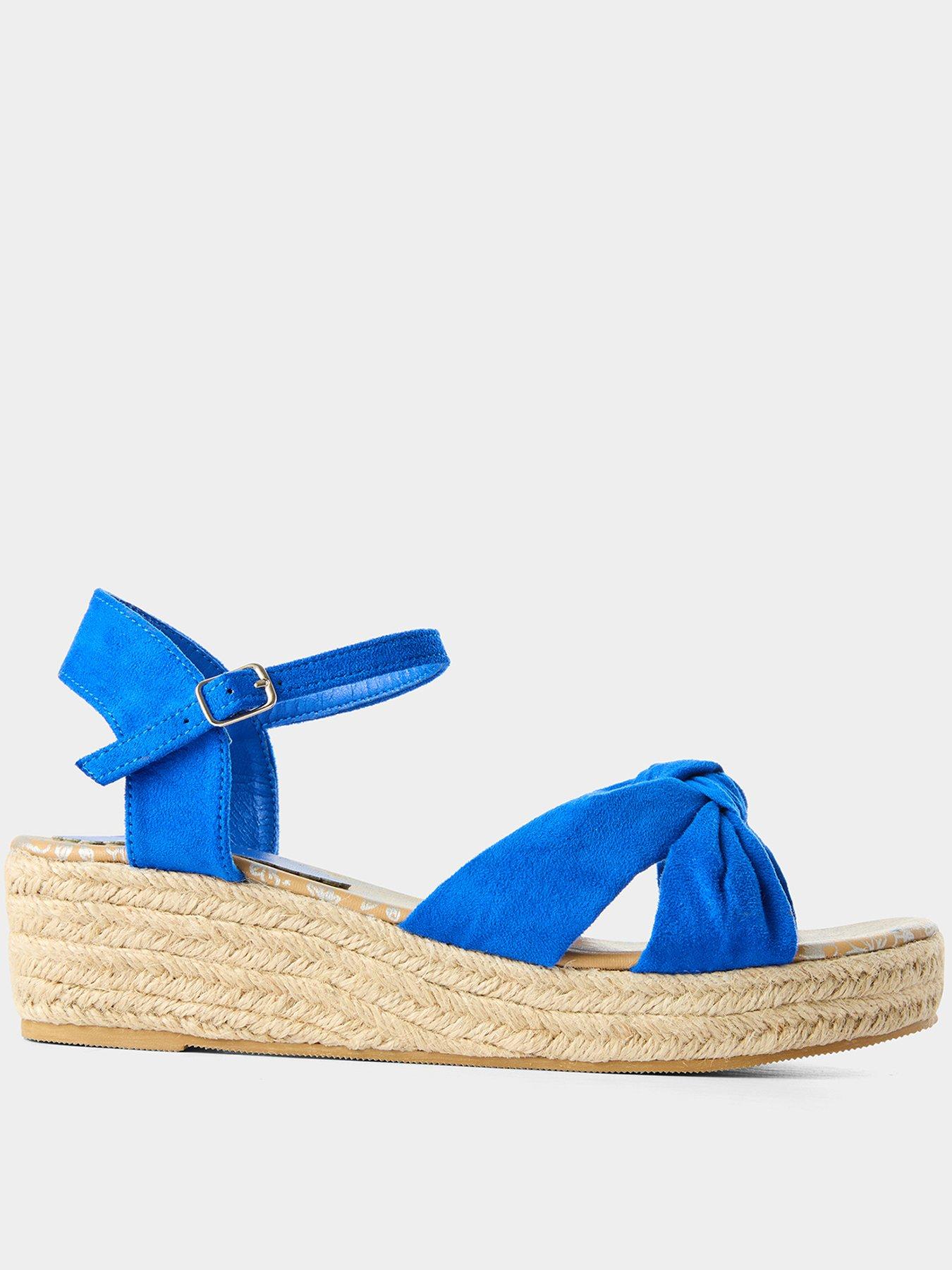 Joe Browns Warm Breezes Knot Sandals - Blue
