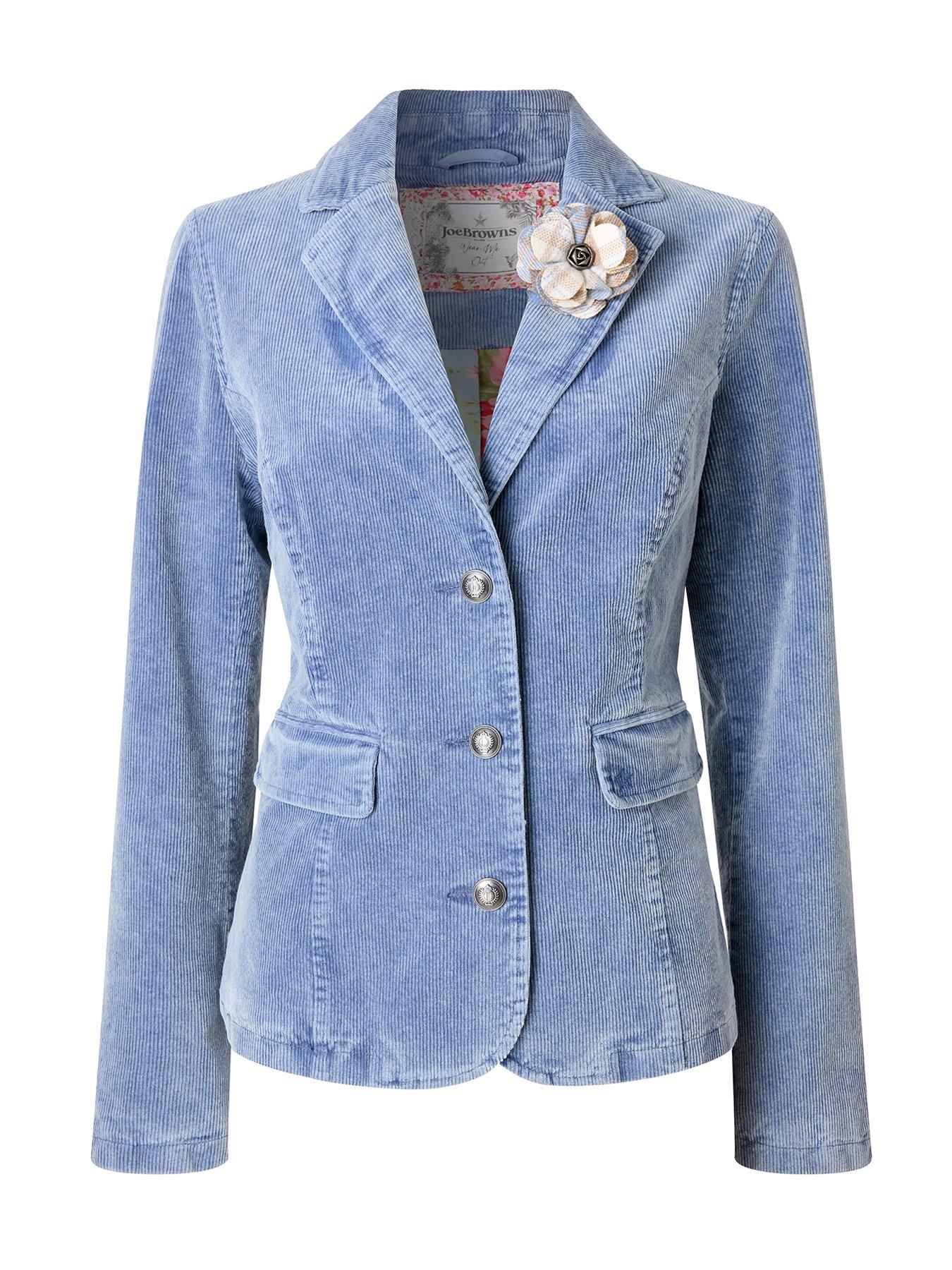 Image 5 of 5 of Joe Browns Weekend Walks Washed Stretch Cord Jacket - Blue