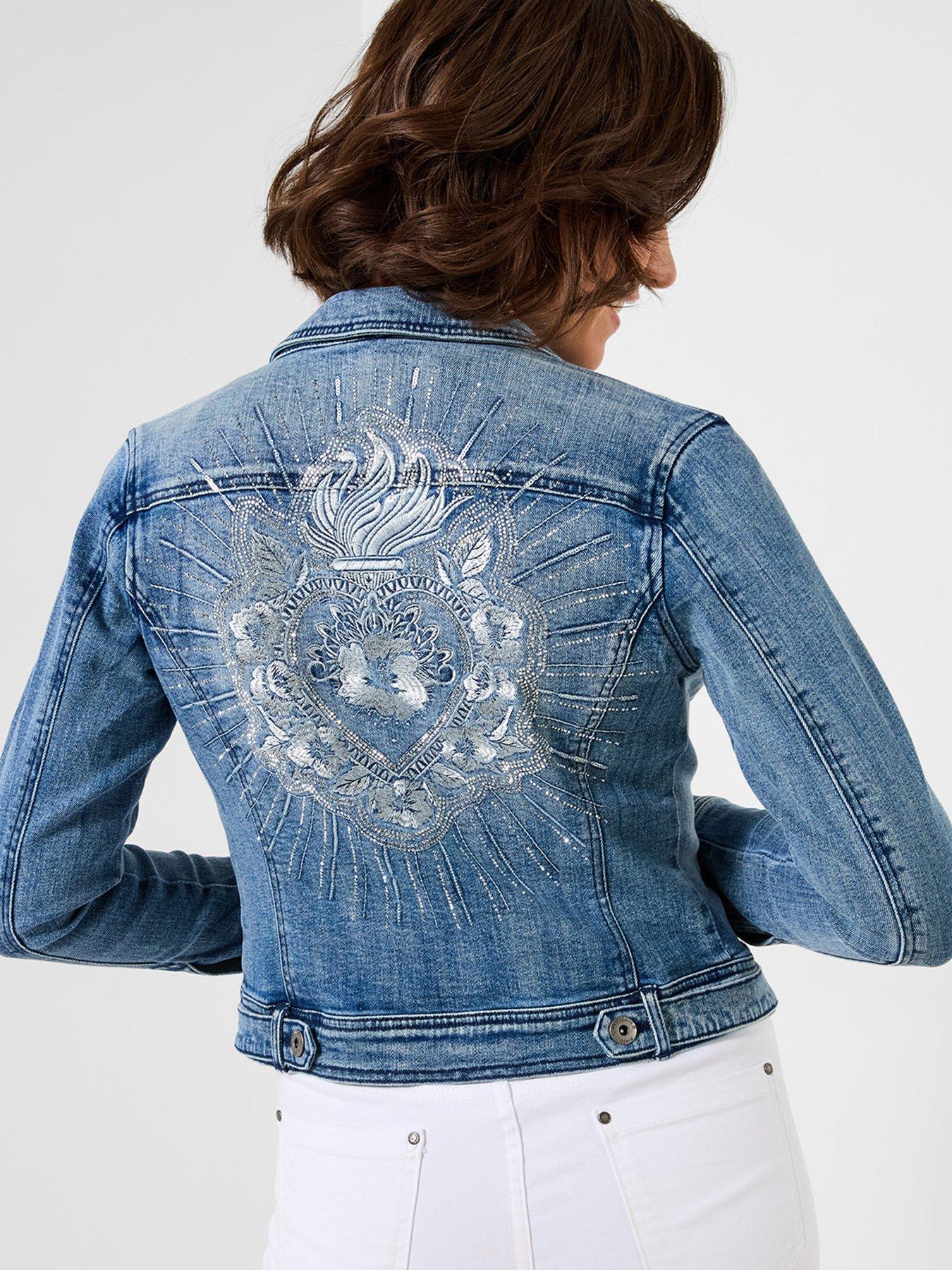 Joe Browns Exquisite Embroidered Boutique Jacket - Blue
