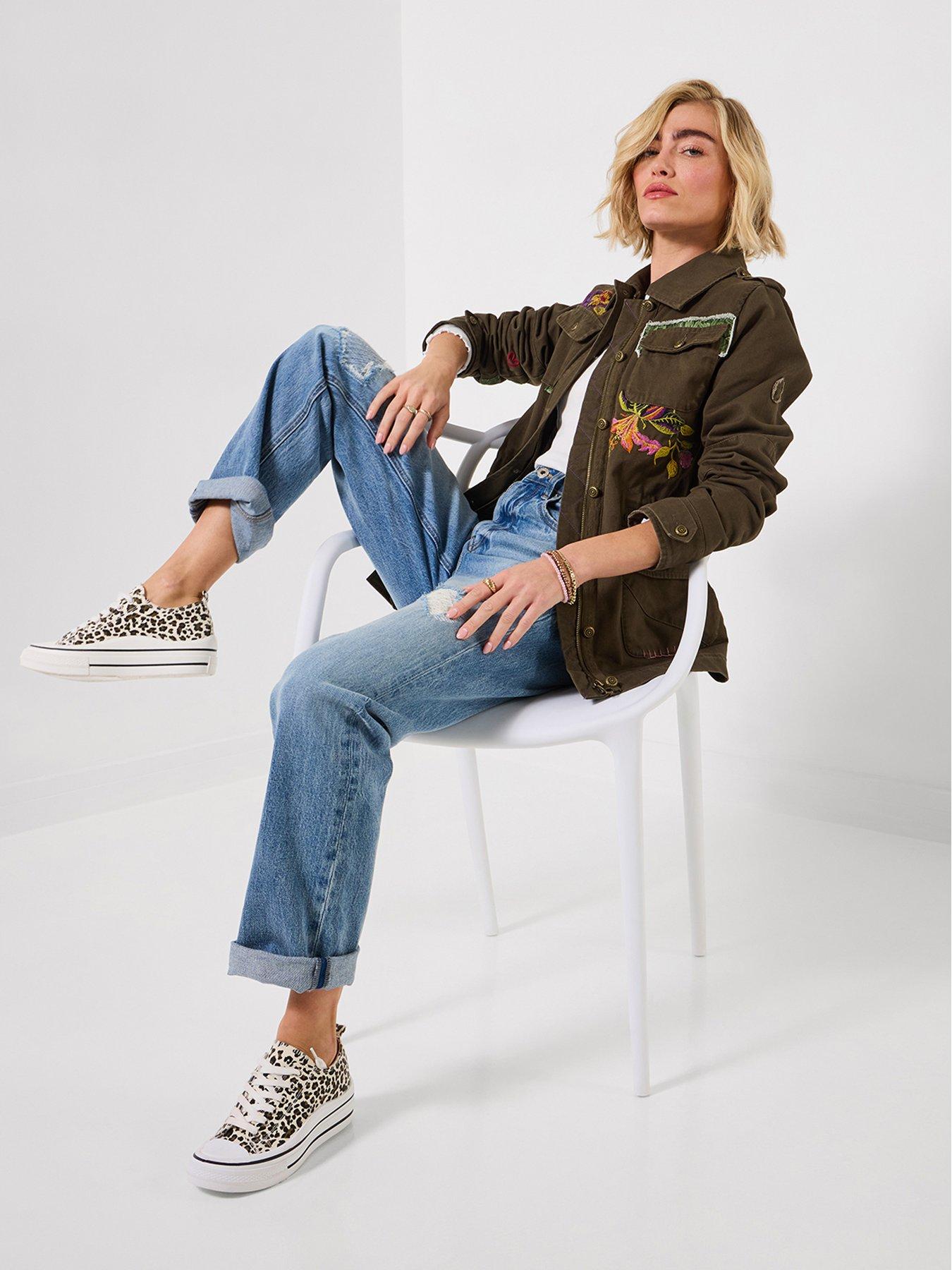Image 3 of 7 of Joe Browns Enchanting Embroidered Casual Jacket - Green