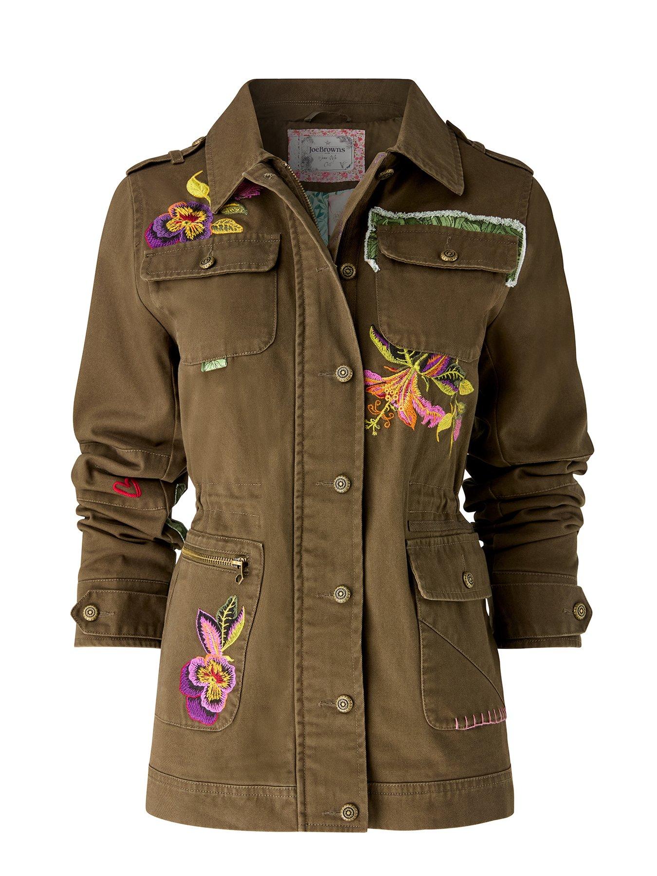 Image 7 of 7 of Joe Browns Enchanting Embroidered Casual Jacket - Green