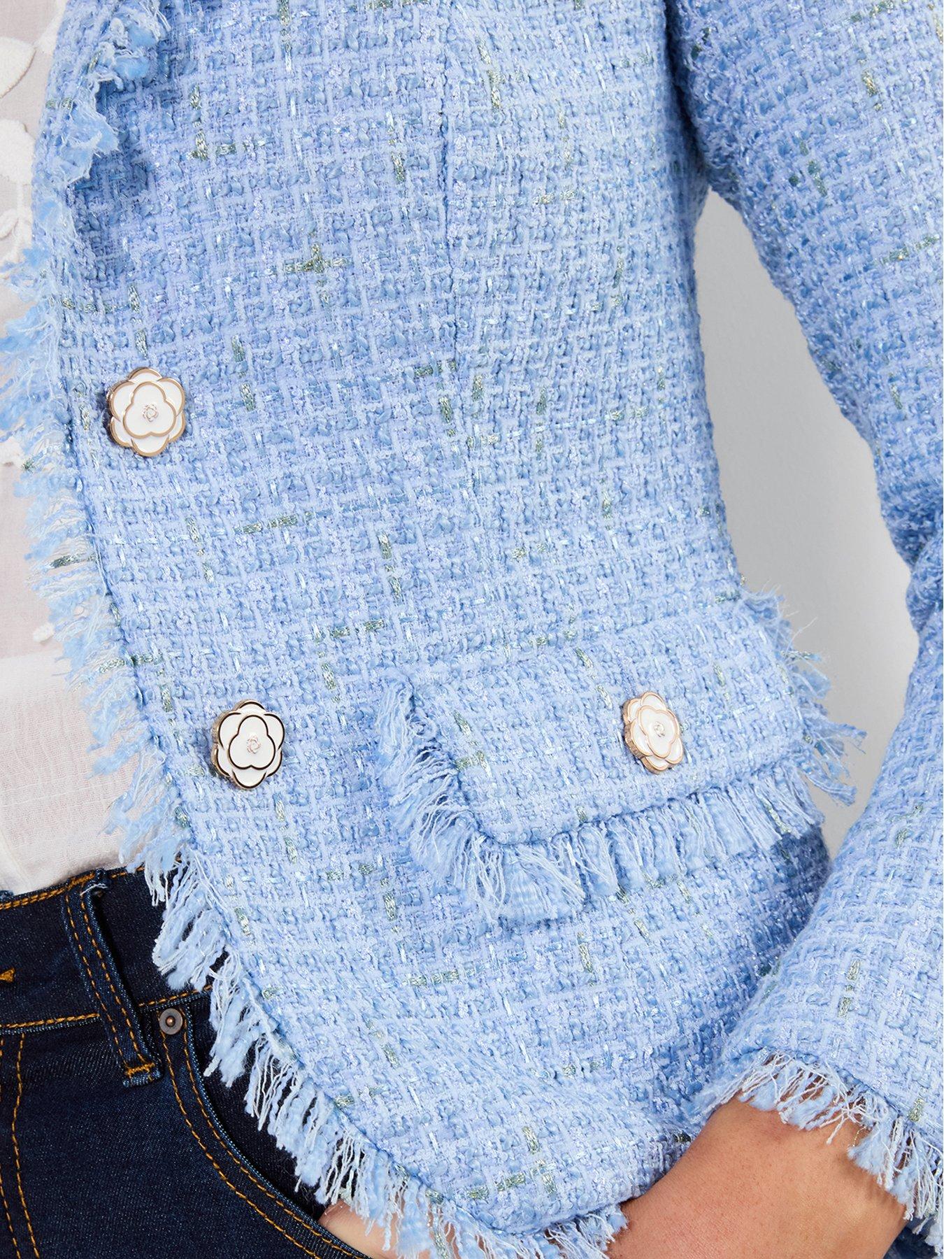  image of joe-browns-lets-do-lunch-boucle-jacket-blue