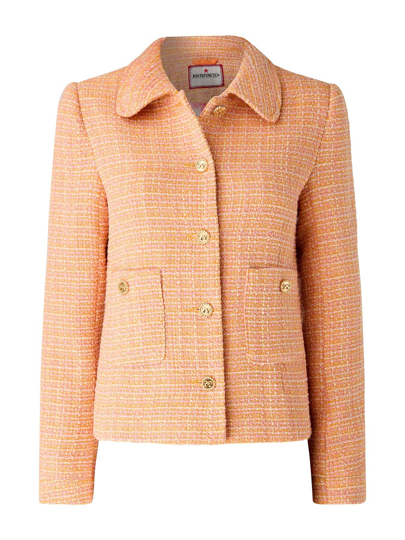 Image 5 of 6 of Joe Browns Perfect Summer Boucle Jacket - Orange