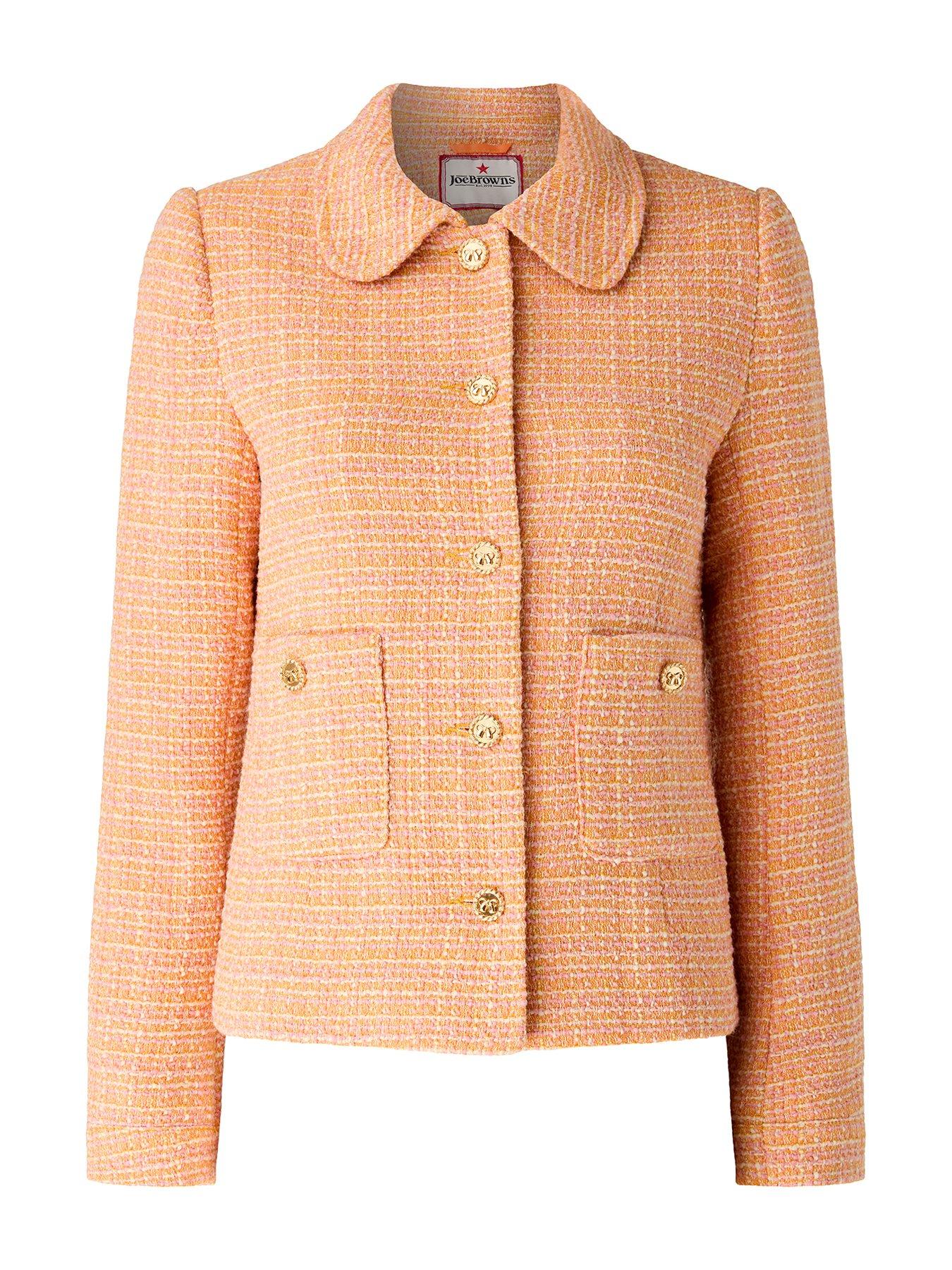 Image 6 of 6 of Joe Browns Perfect Summer Boucle Jacket - Orange