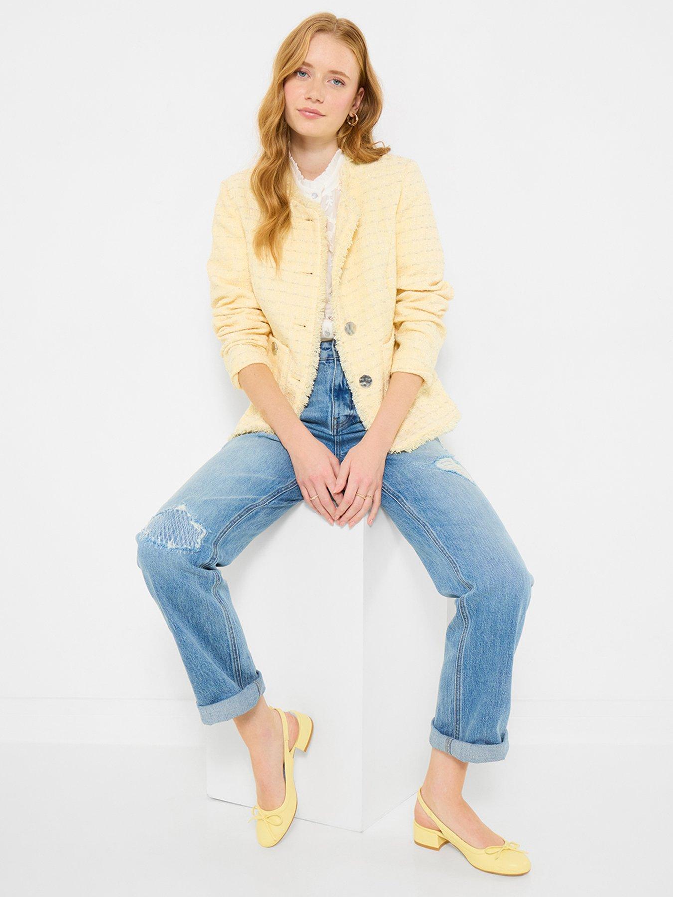 Joe Browns Polly Boucle Jacket - Yellow
