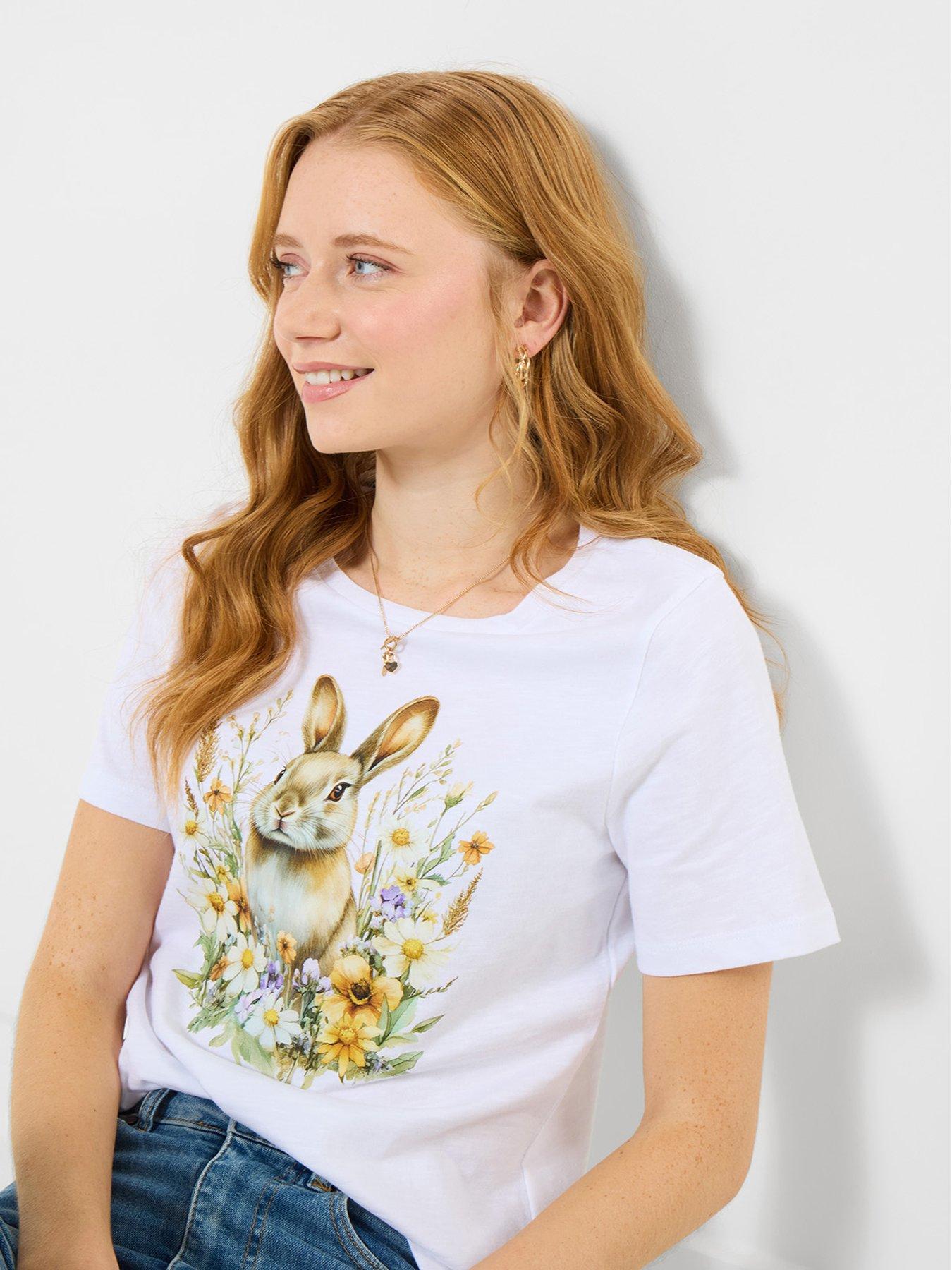 Joe Browns Summer Meadows Graphic T-Shirt - White