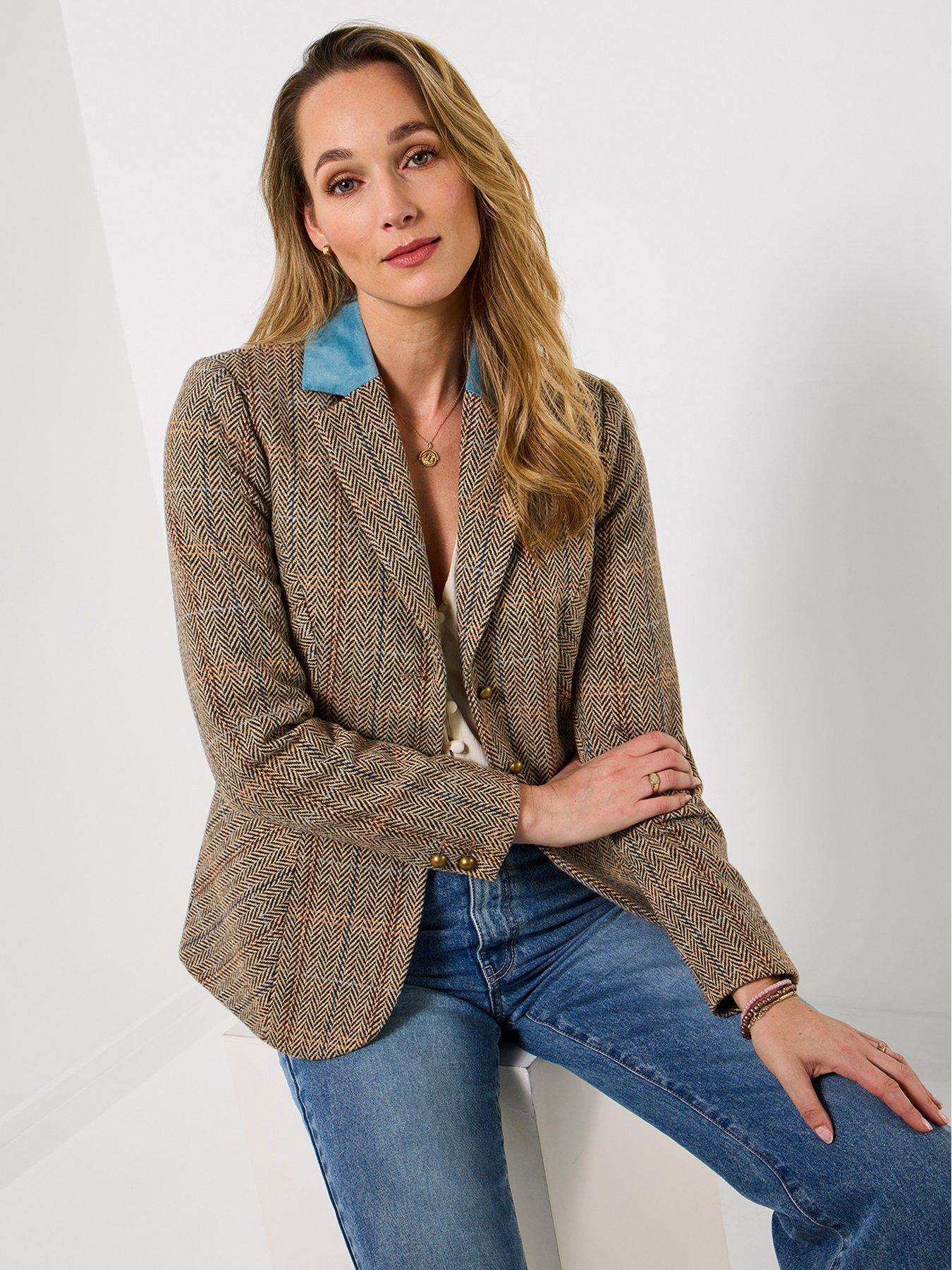 Image 4 of 7 of Joe Browns Spring Days Tweed Jacket - Brown