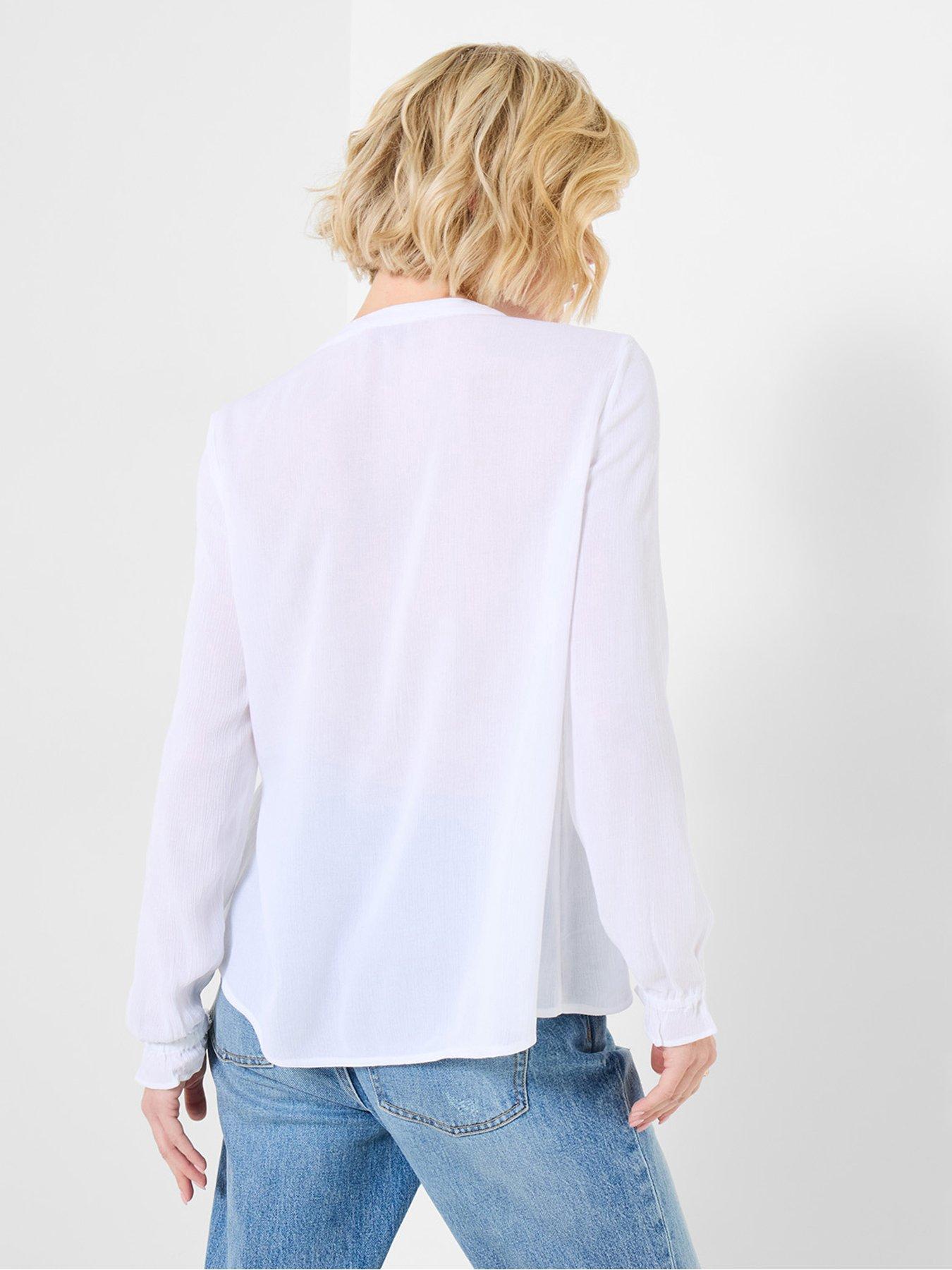 stillFront image of joe-browns-flora-cutwork-blouse-white