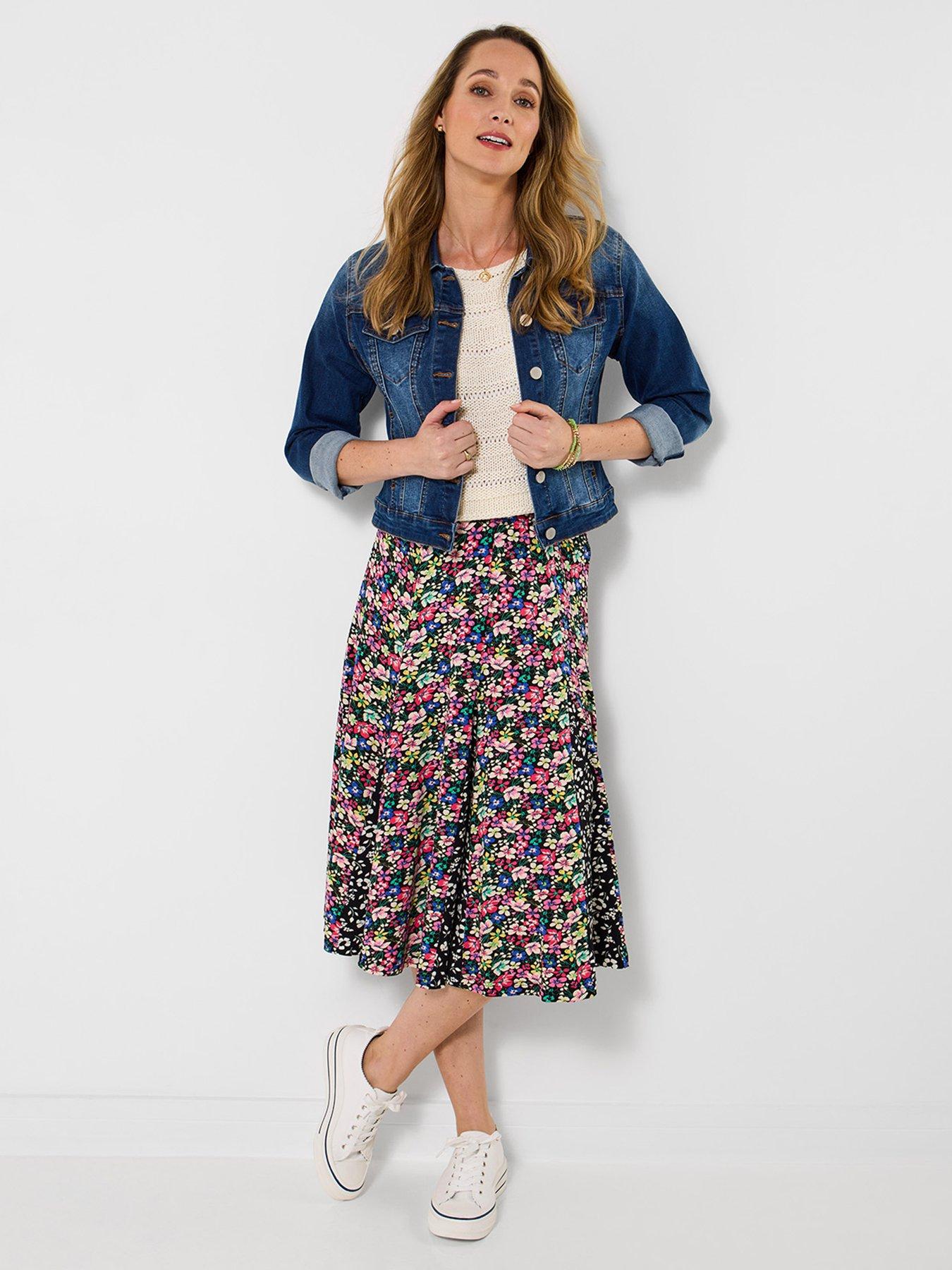 joe-browns-celine-jersey-knee-length-godet-skirt-black