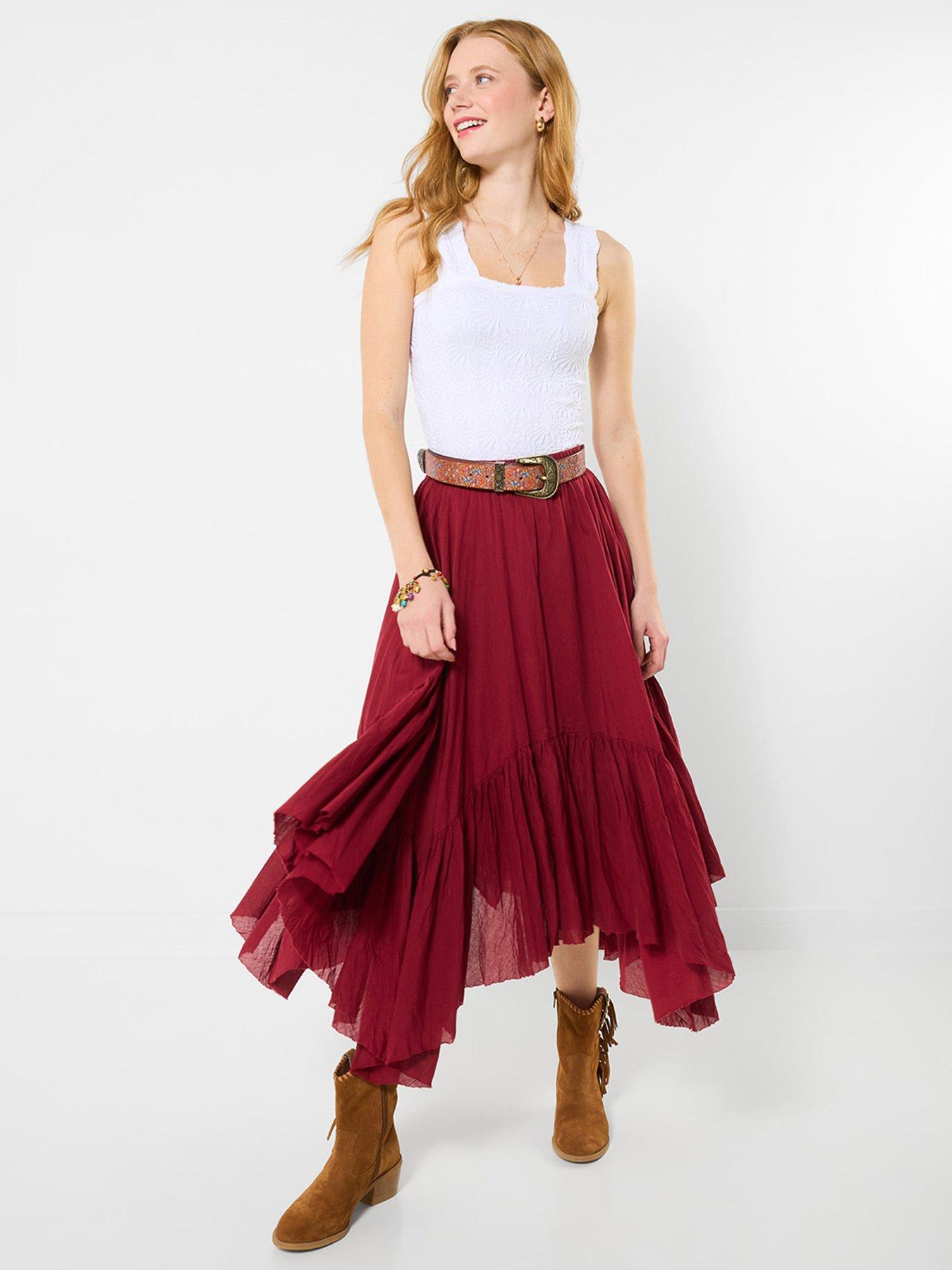 joe-browns-cali-hanky-hem-skirt-red