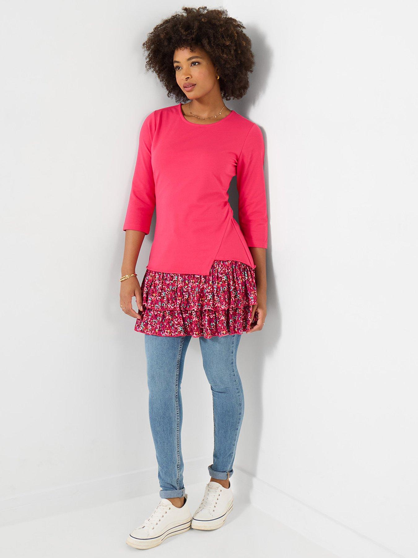 Joe Browns Our Favourite Cosy Tunic Top - Pink