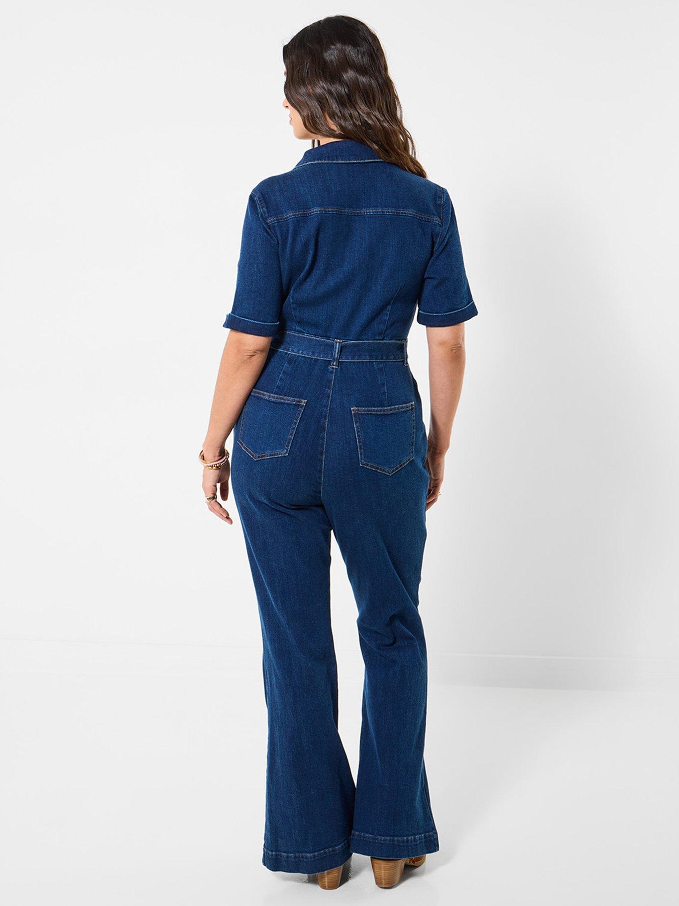 Image 2 of 6 of Joe Browns Suki Stretch Denim Jumpsuit - Blue