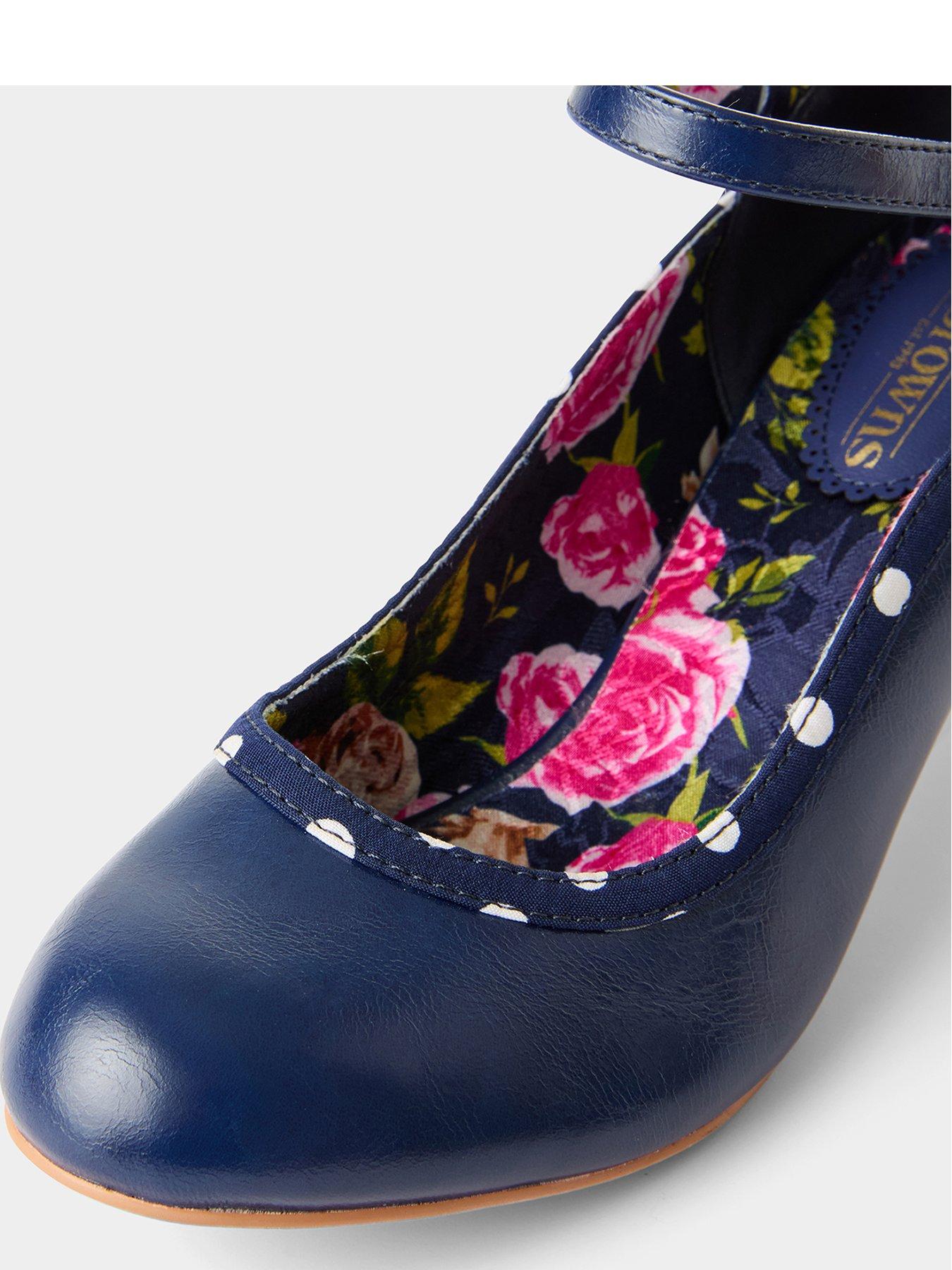 Image 4 of 5 of Joe Browns Sofia Mary Jane Shoes - Navy Blue