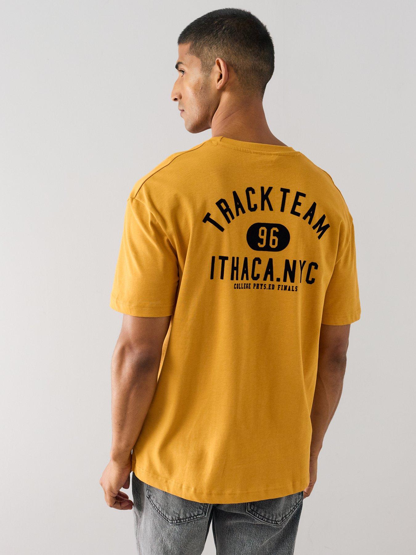 Image 1 of 7 of The Very Collection Nyc Graphic T-Shirt - Ochre - Orange