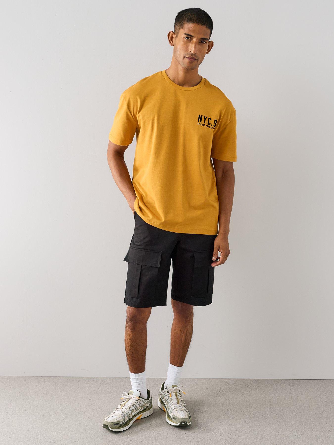 Image 3 of 7 of The Very Collection Nyc Graphic T-Shirt - Ochre - Orange