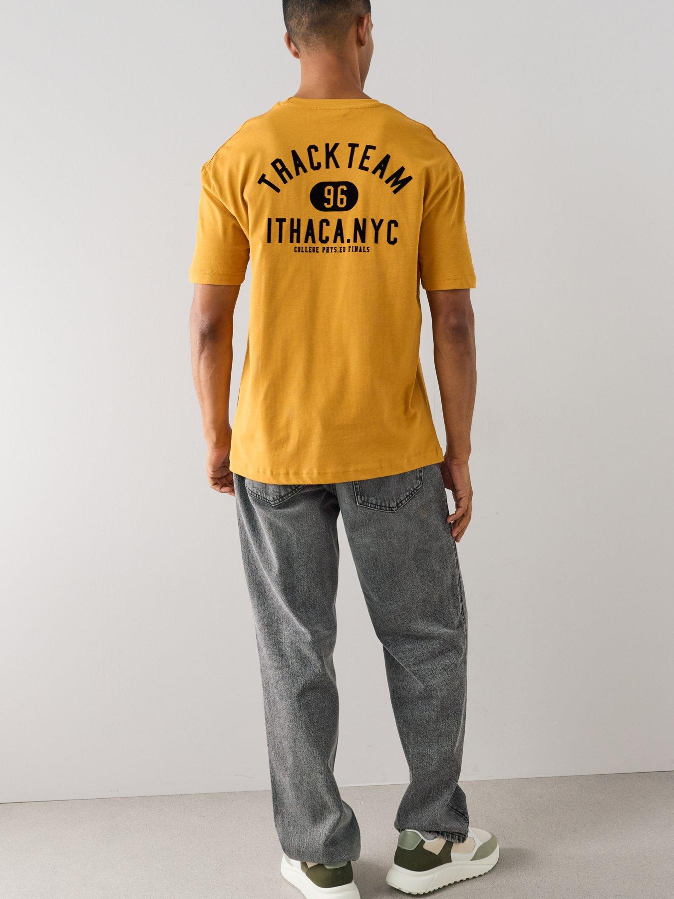 Image 6 of 7 of The Very Collection Nyc Graphic T-Shirt - Ochre - Orange