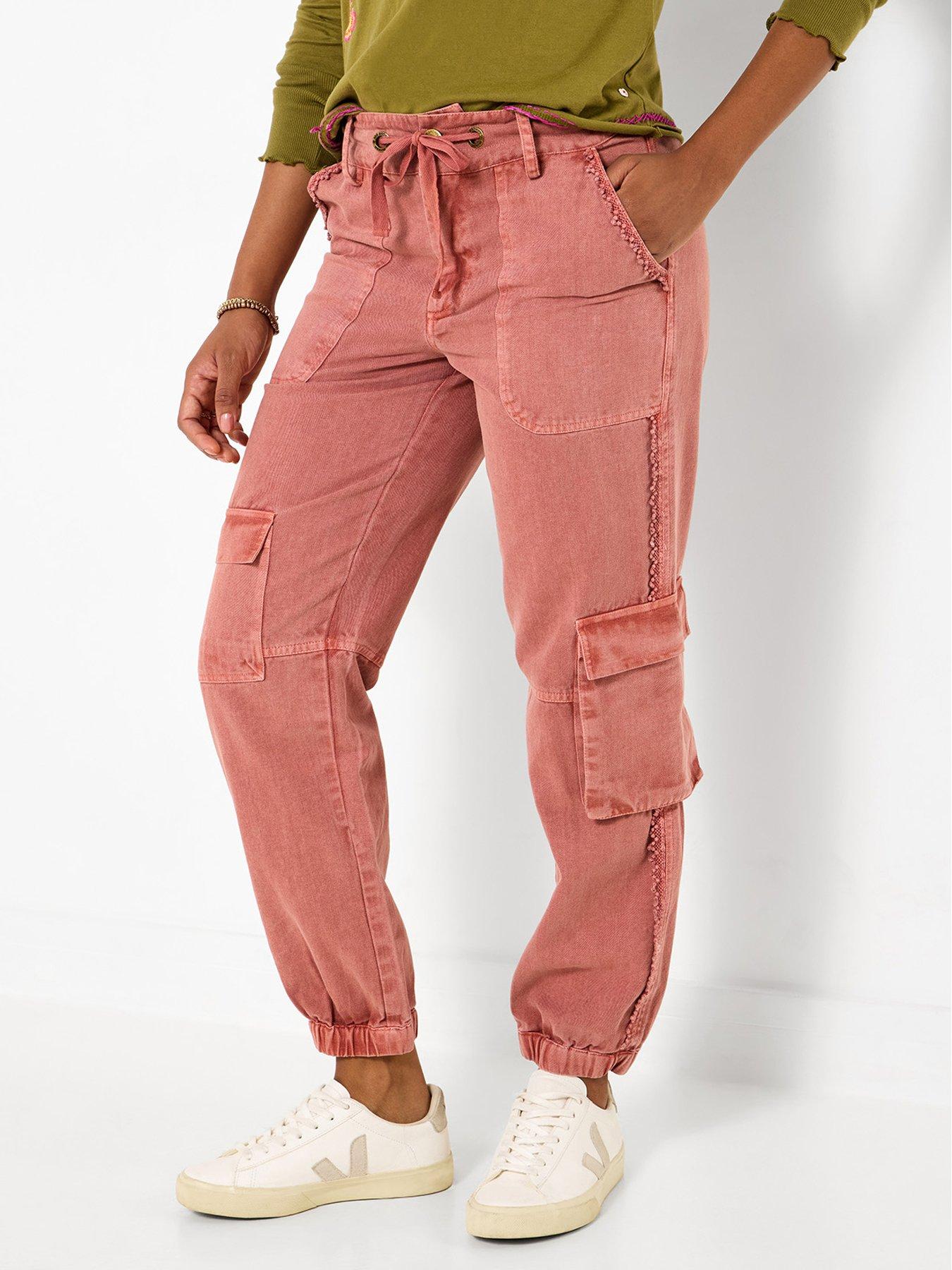 joe-browns-camilla-trim-detail-cargos-pink