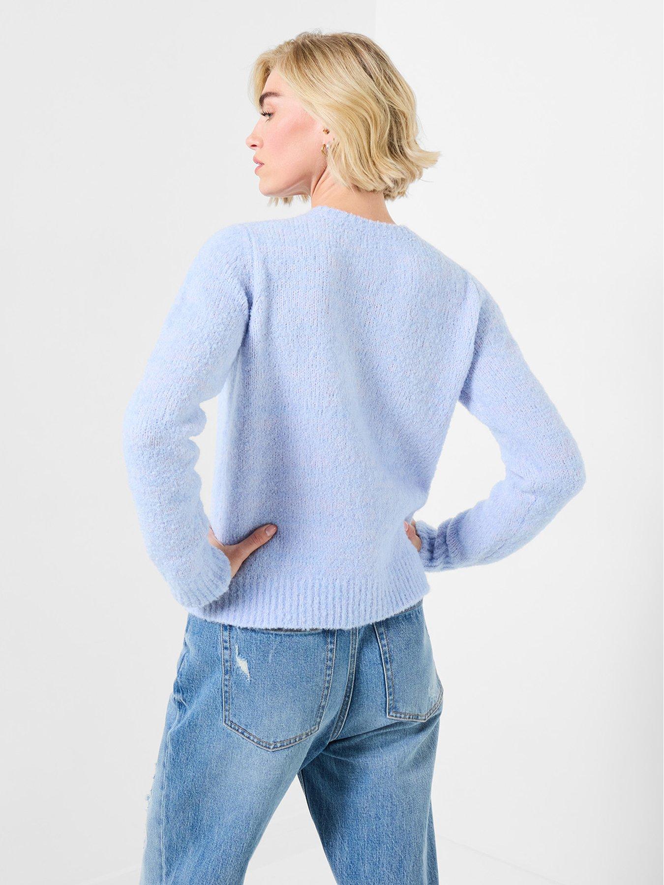  image of joe-browns-betsy-bow-button-cardigan-blue