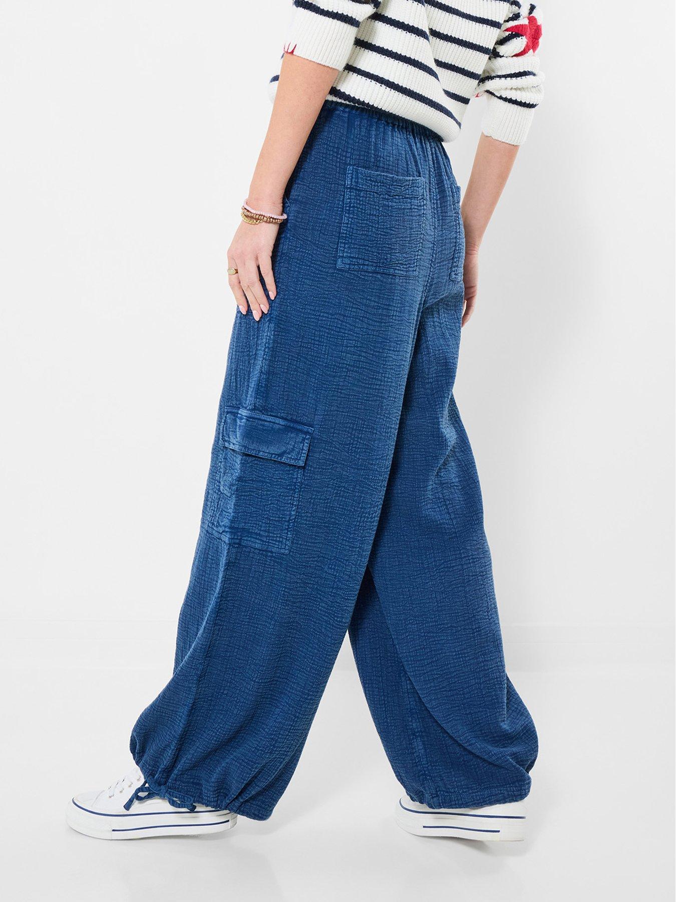 Image 2 of 5 of Joe Browns Olivia Adjustable Wide Leg Trouser - Navy