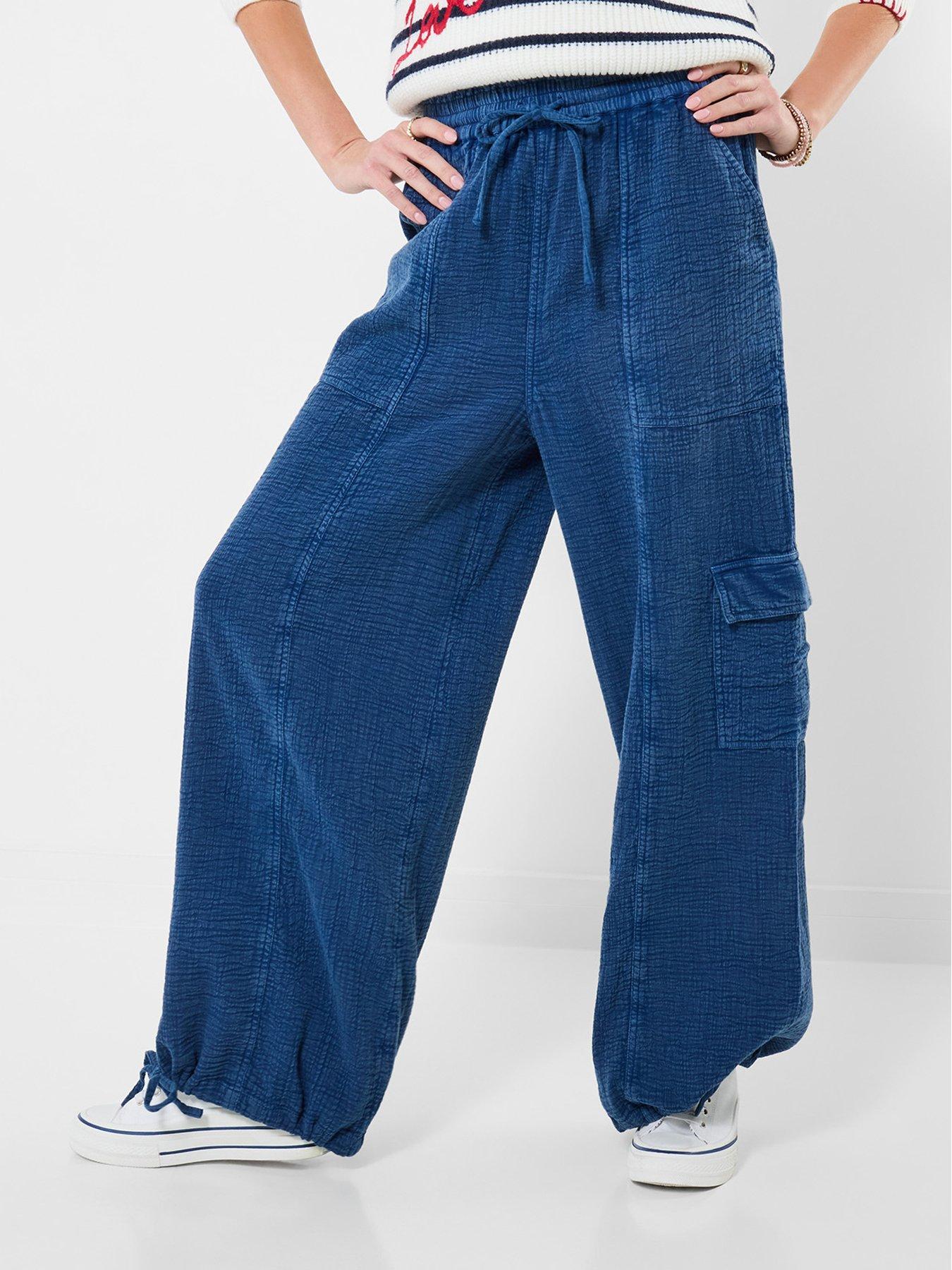 Image 4 of 5 of Joe Browns Olivia Adjustable Wide Leg Trouser - Navy