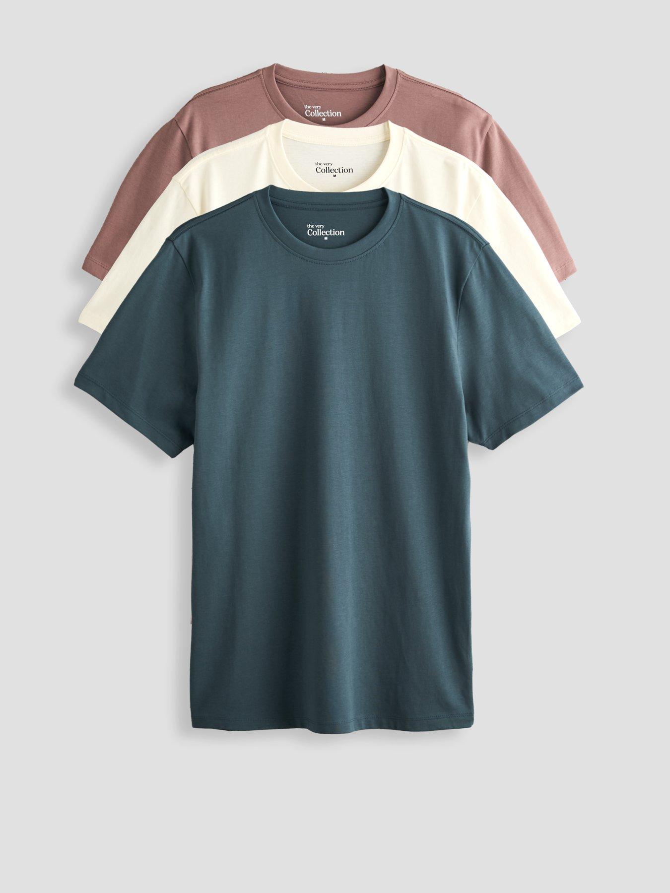 The Very Collection 3 Pack Essential T-Shirts - Multi