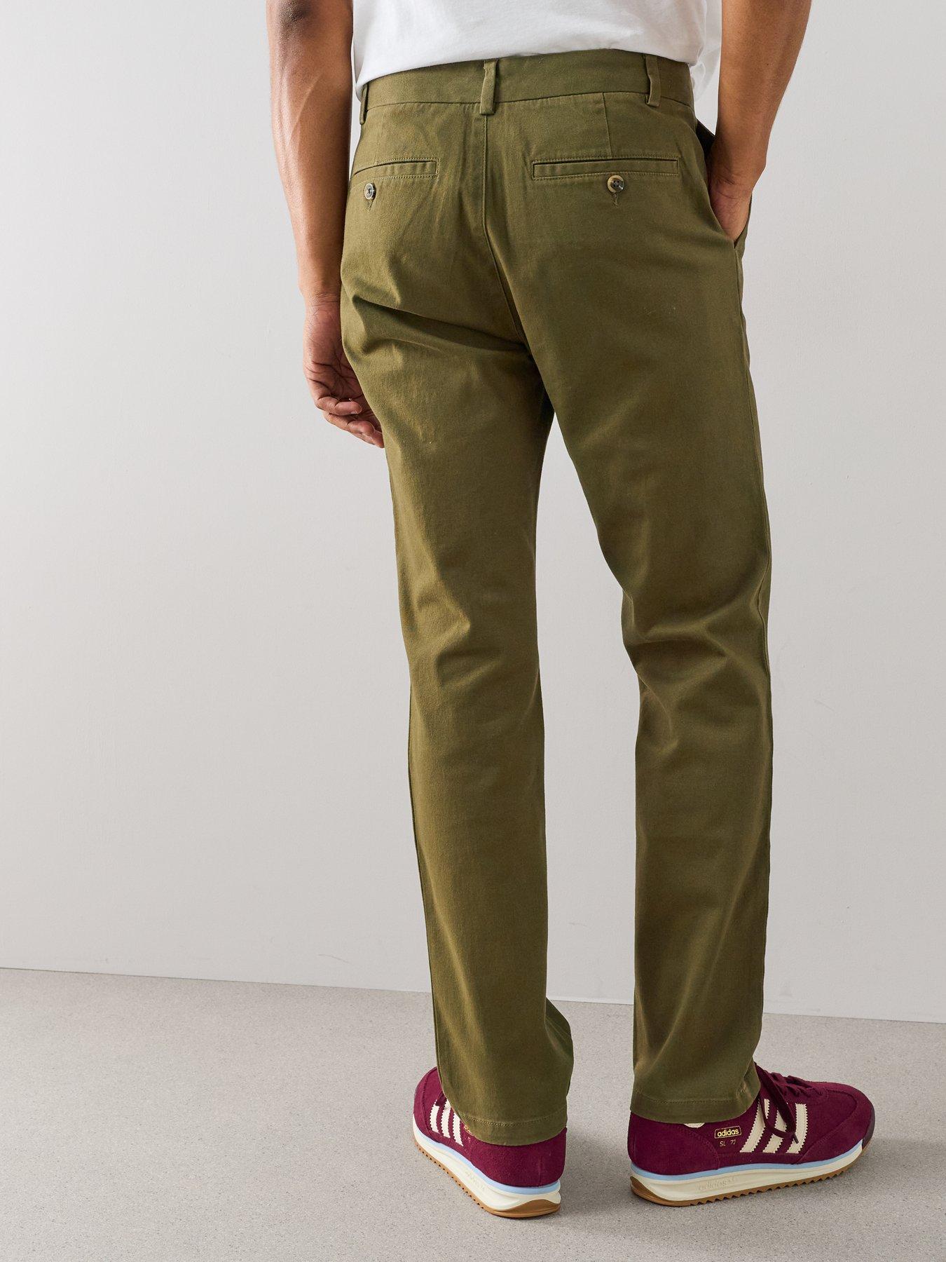 Image 2 of 6 of The Very Collection Slim Stretch Cotton Rich Chino Trousers - Khaki