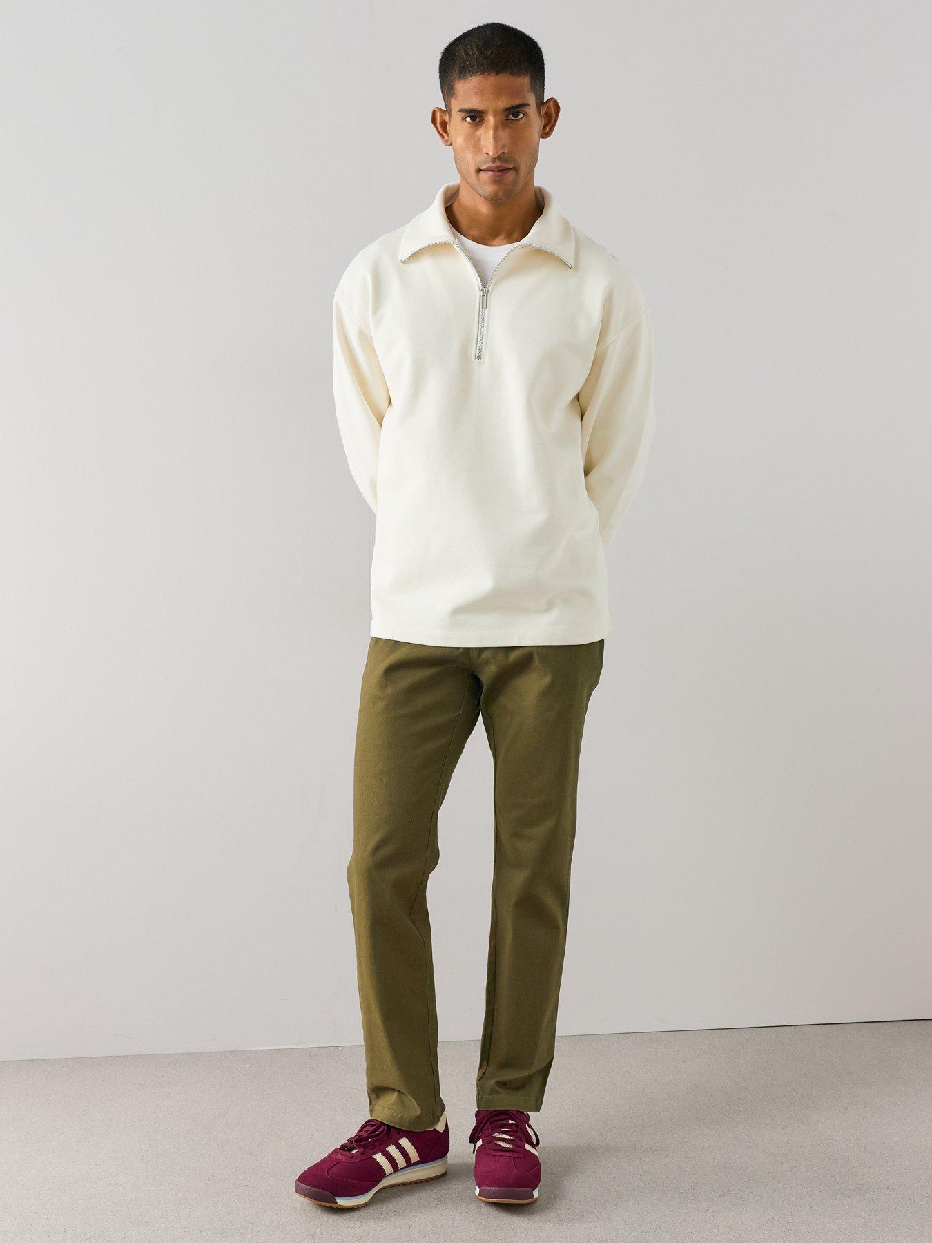 Image 5 of 6 of The Very Collection Slim Stretch Cotton Rich Chino Trousers - Khaki