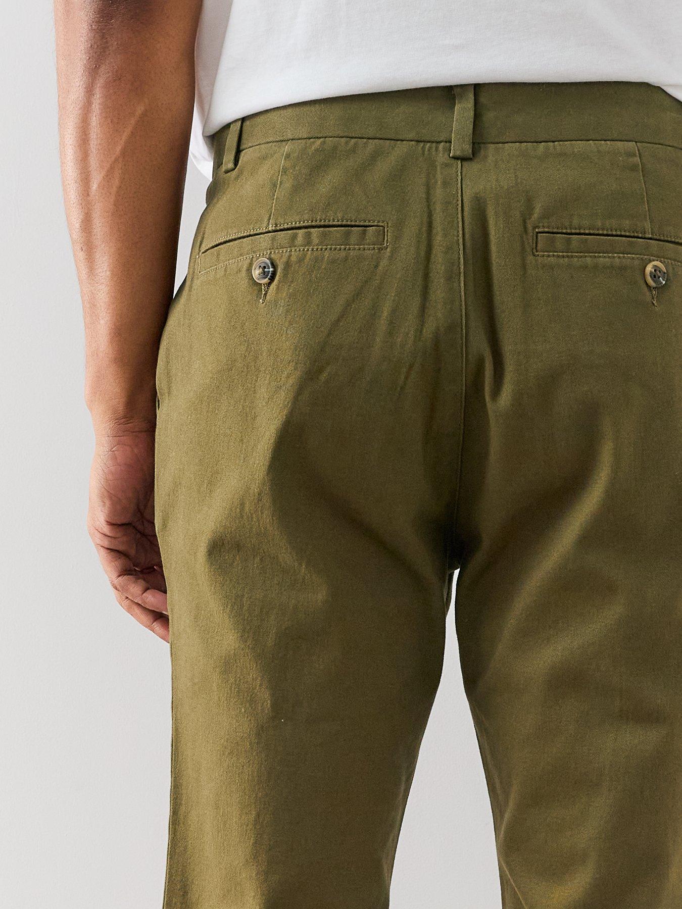 Image 6 of 6 of The Very Collection Slim Stretch Cotton Rich Chino Trousers - Khaki