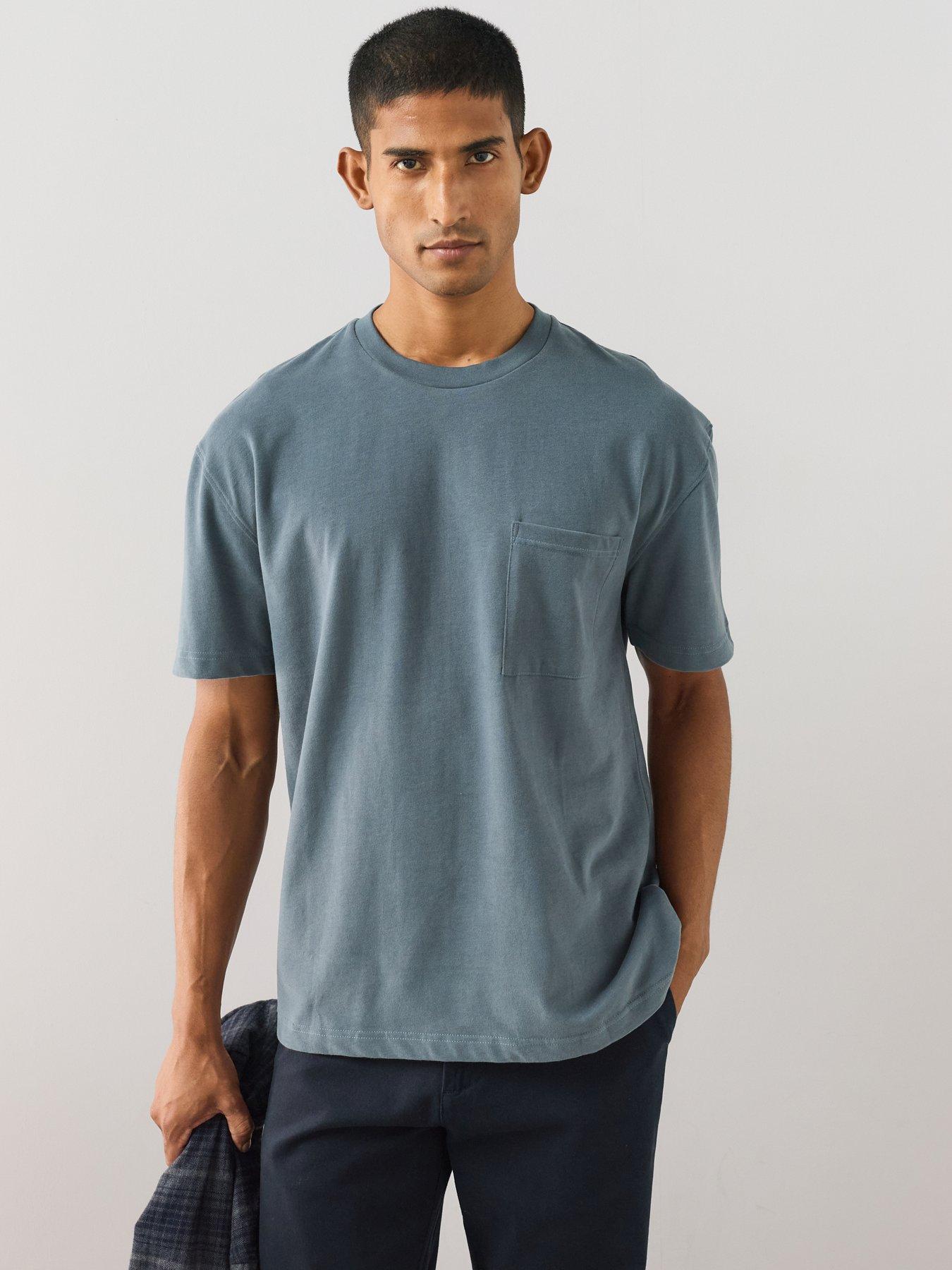 The Very Collection Men's Premium Relaxed Fit T-Shirt - Dark Blue