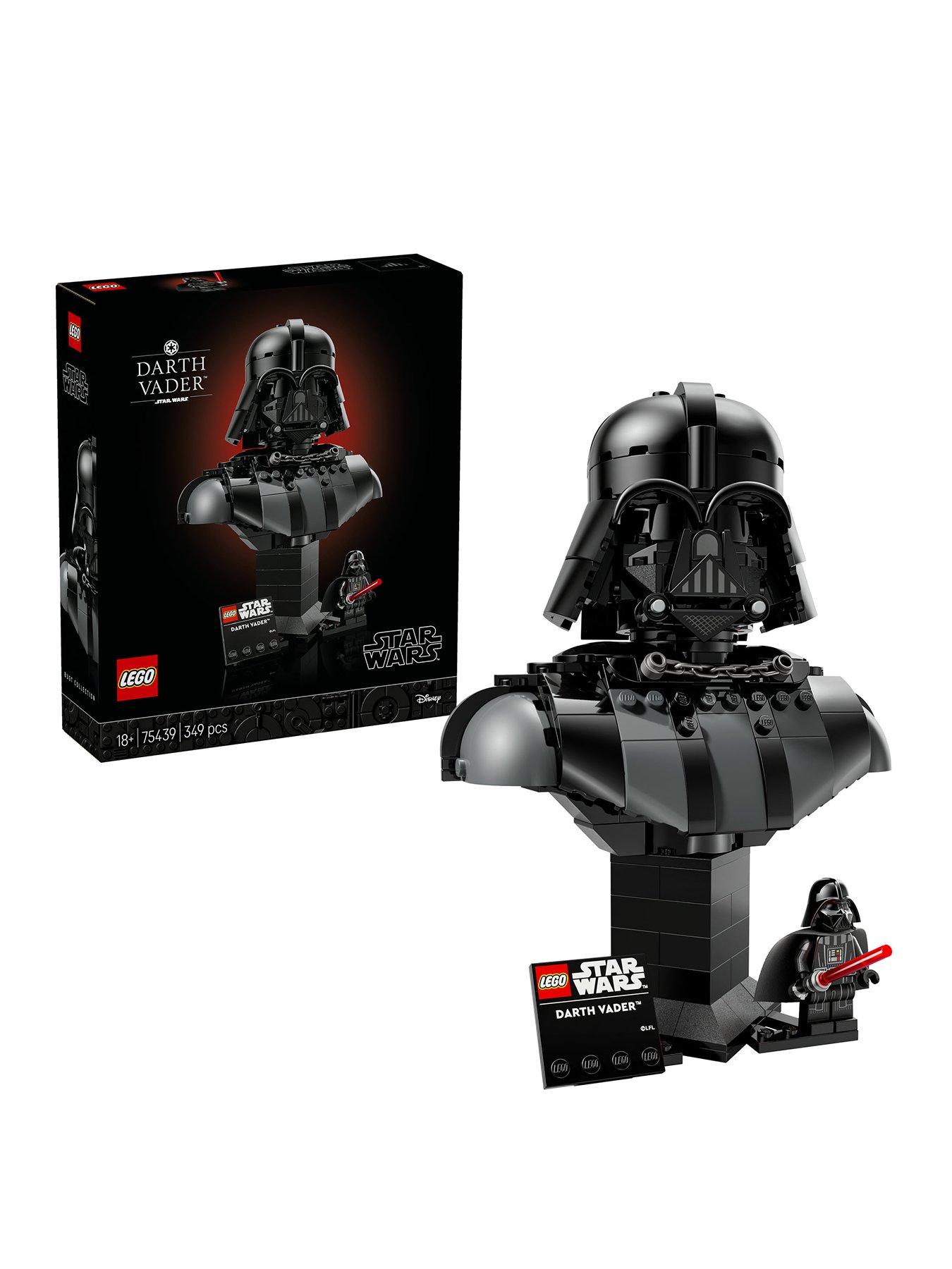 front image of lego-star-wars-darth-vader-bust-75439