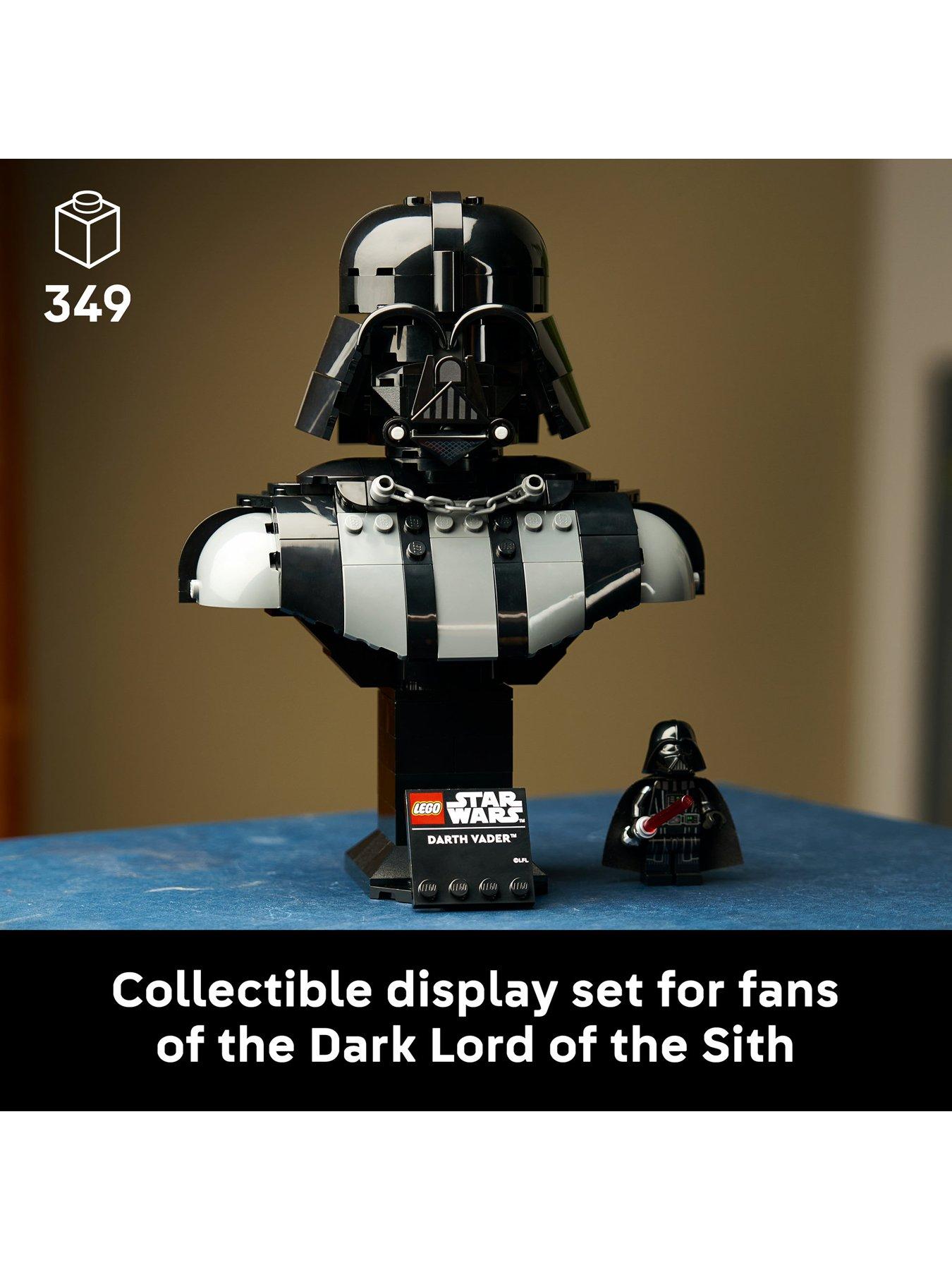 stillFront image of lego-star-wars-darth-vader-bust-75439
