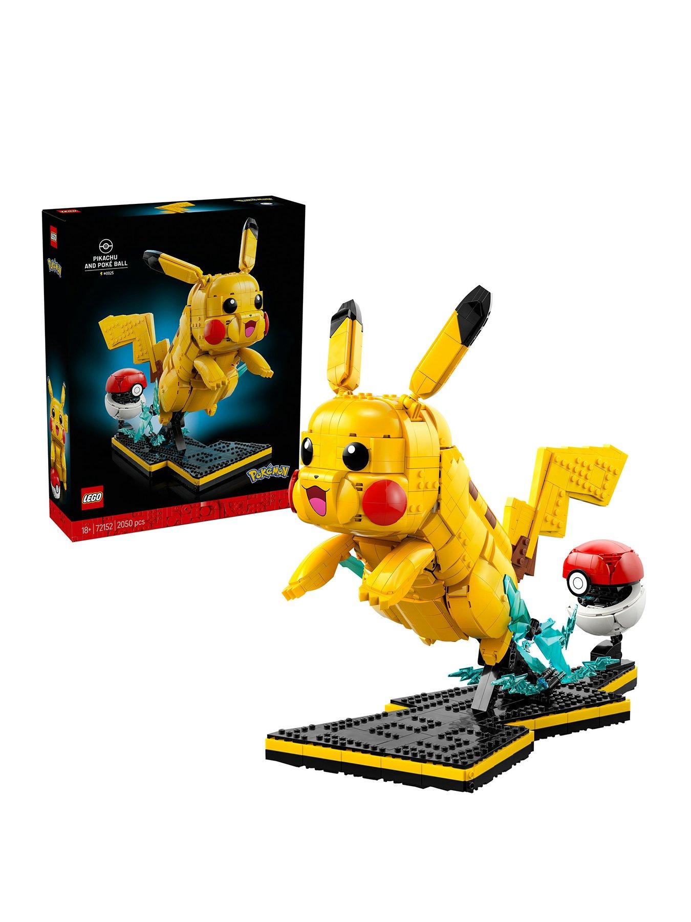 Image 1 of 8 of LEGO Pokemon Pikachu and Pok&eacute; Ball Model Kit 72152